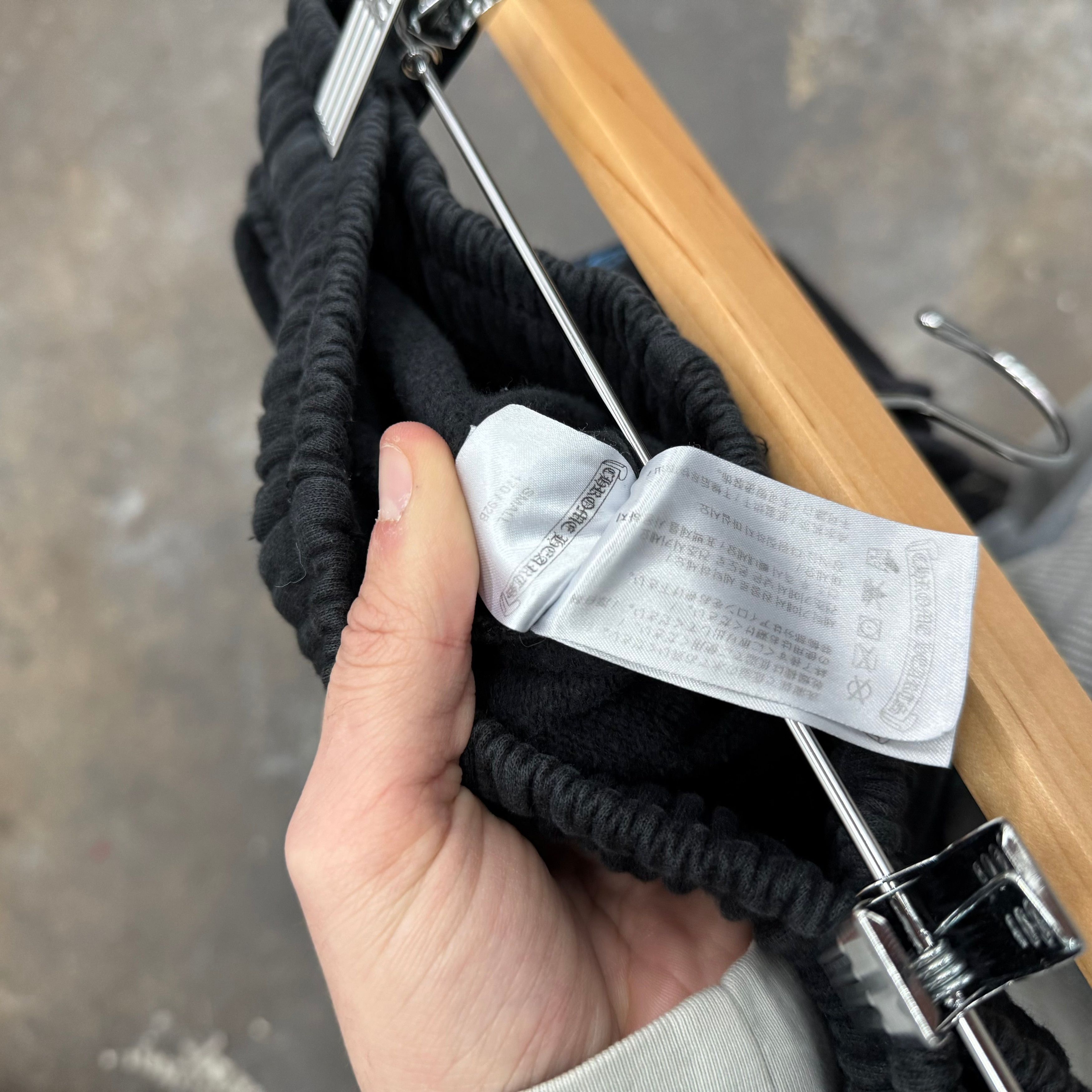 Chrome Hearts Chrome Hearts Online Exclusive Black Sweatpant - Size S Size US 30 / EU 46 - 7 Thumbnail