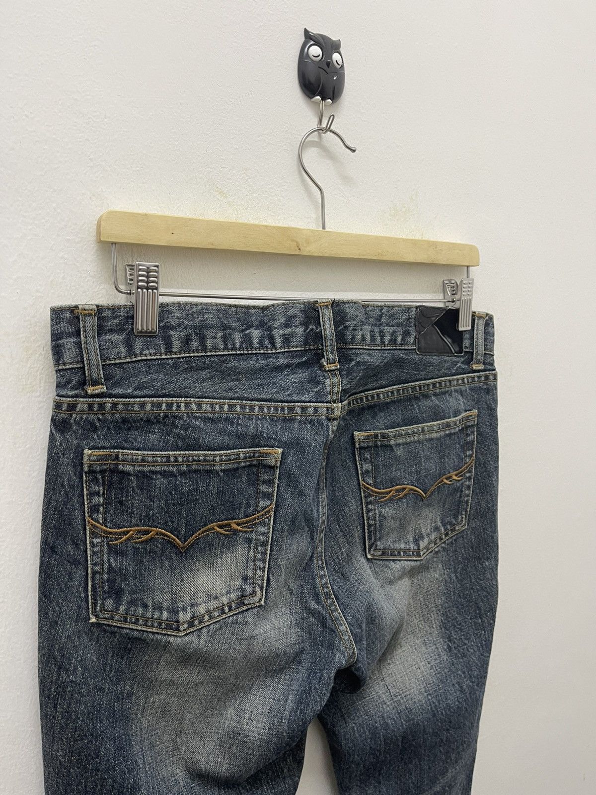 GOSTAR DE FUGA Rare Vintage FUGA Flare Wide Leg Distressed Jeans Size US 31 - 15 Thumbnail