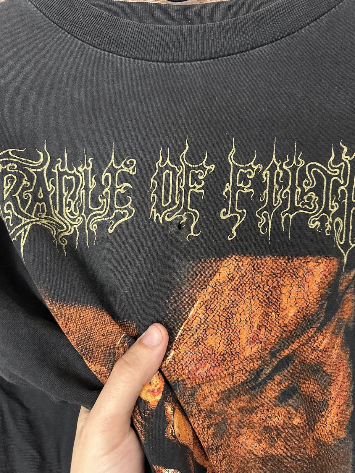 Band Tees 1996 Cradle Of Filth Vempire Vintage Long Sleeve T-Shirt Size US XL / EU 56 / 4 - 17 Thumbnail