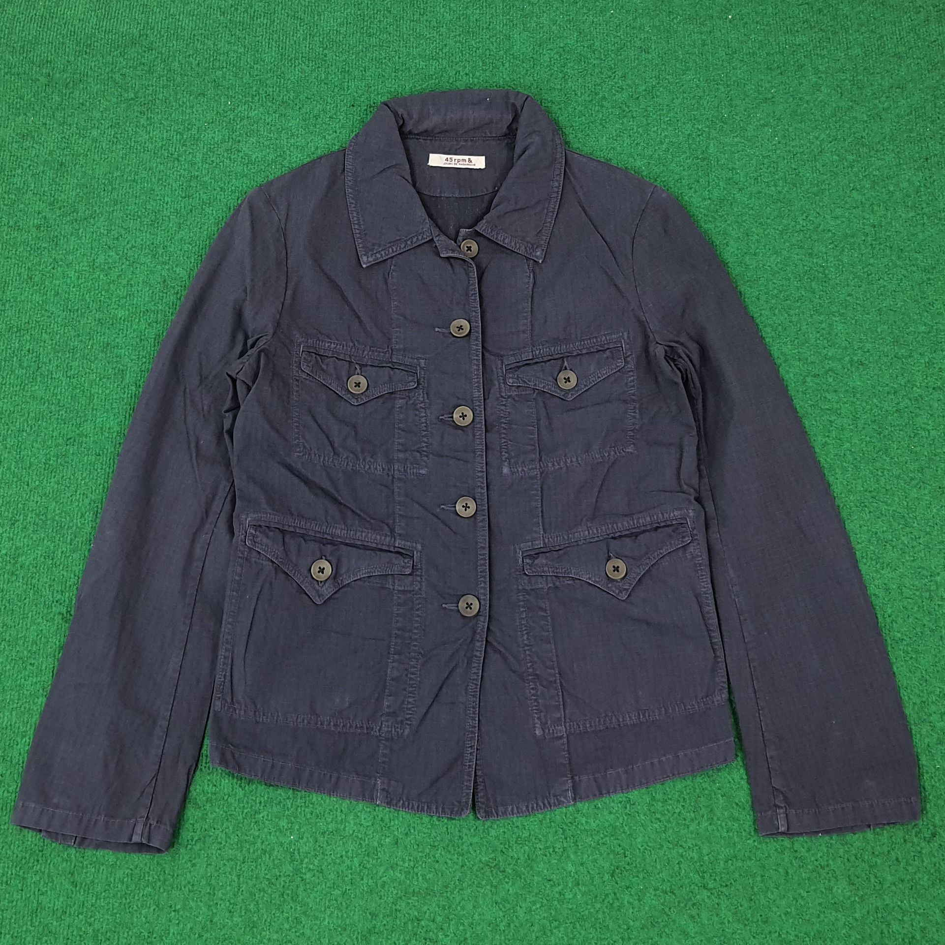 45rpm × Japanese Brand × Vintage Vintage 45rpm Japanese Brand Custom Logo Jacket C215N7 Size US XS / EU 42 / 0 - 3 Thumbnail
