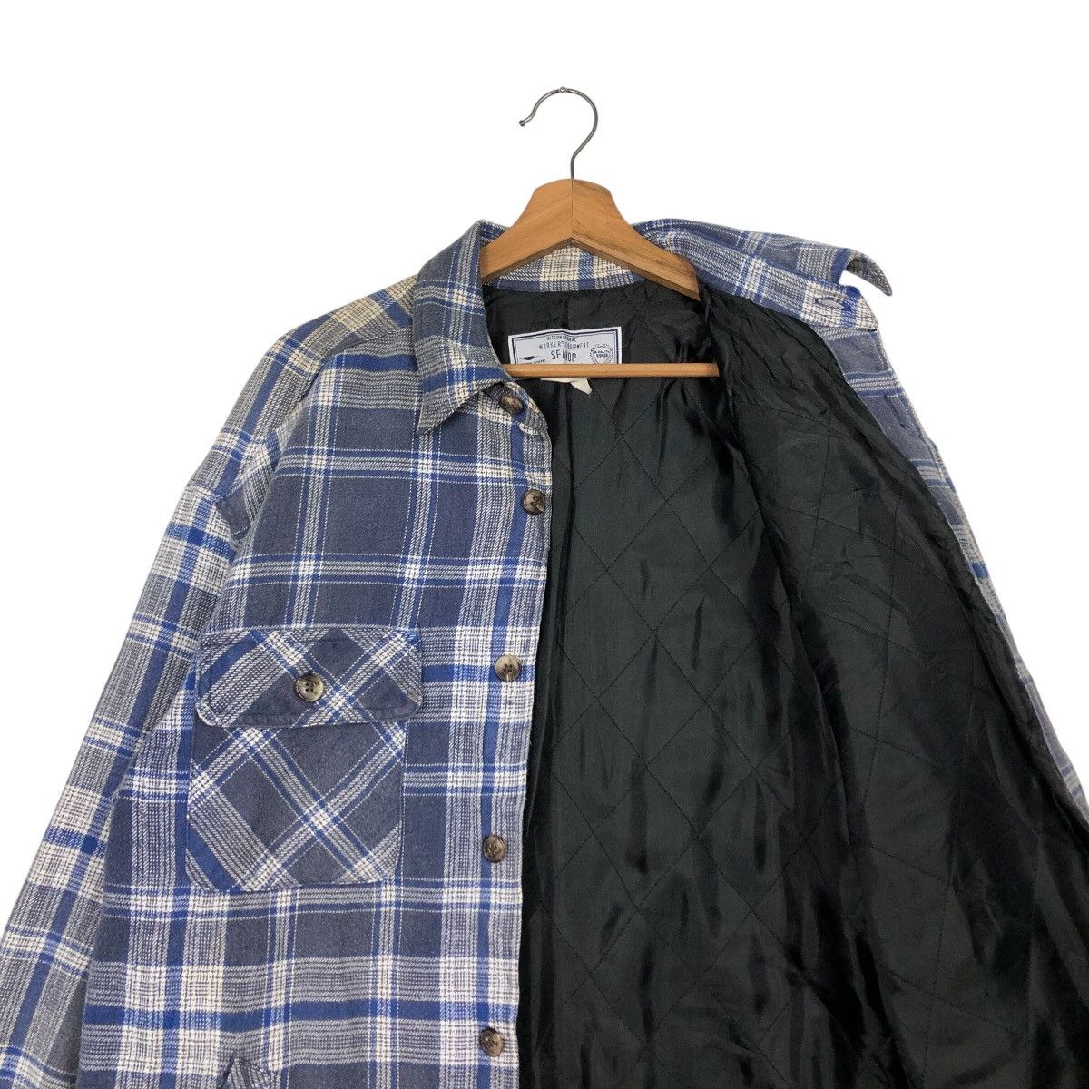 Japanese Brand × Vintage 📌Vintage Chore Work Equipment Jacket Tartan Issey Miyake Size US M / EU 48-50 / 2 - 13 Thumbnail