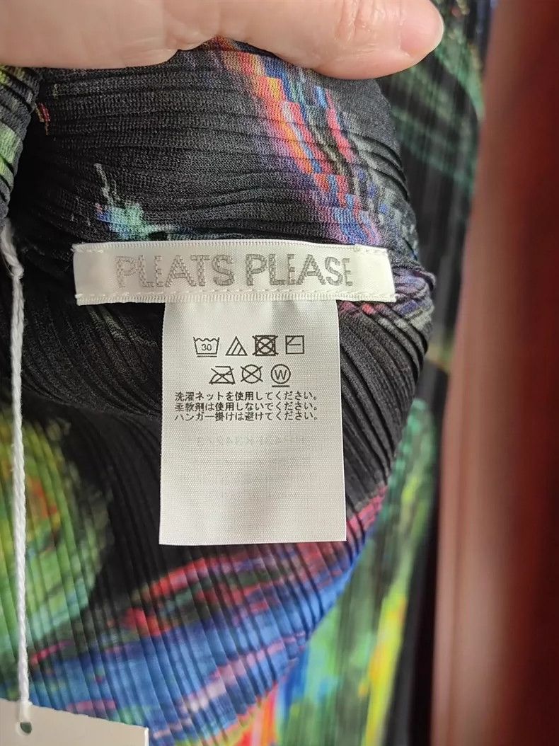 Issey Miyake Issey Miyake size:3 Green round-neck long-sleeved rib top Size S / US 4 / IT 40 - 5 Thumbnail