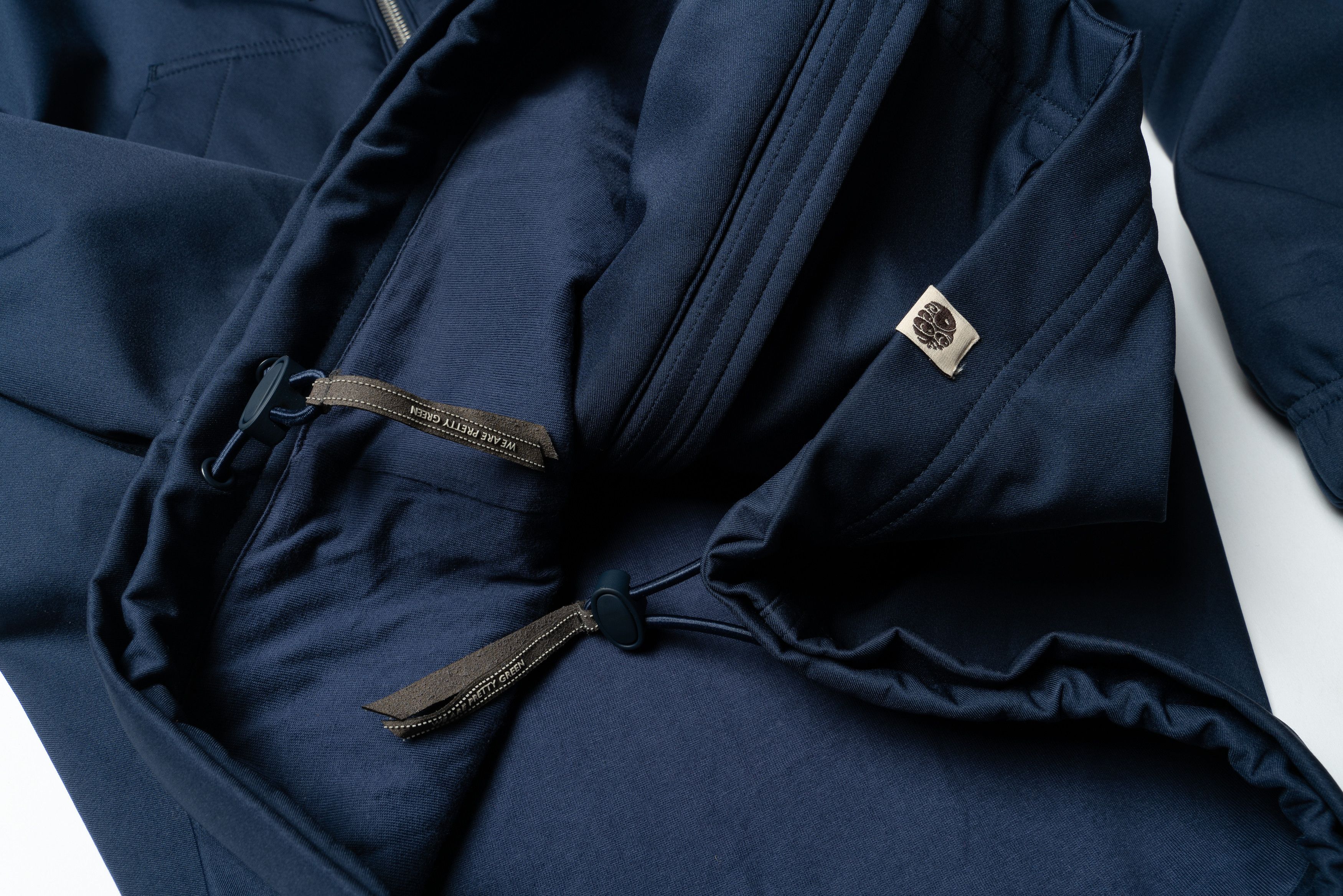 Pretty Green 🔵 PRETTY GREEN Navy Zip Up Hooded Jacket Size US XL / EU 56 / 4 - 5 Thumbnail