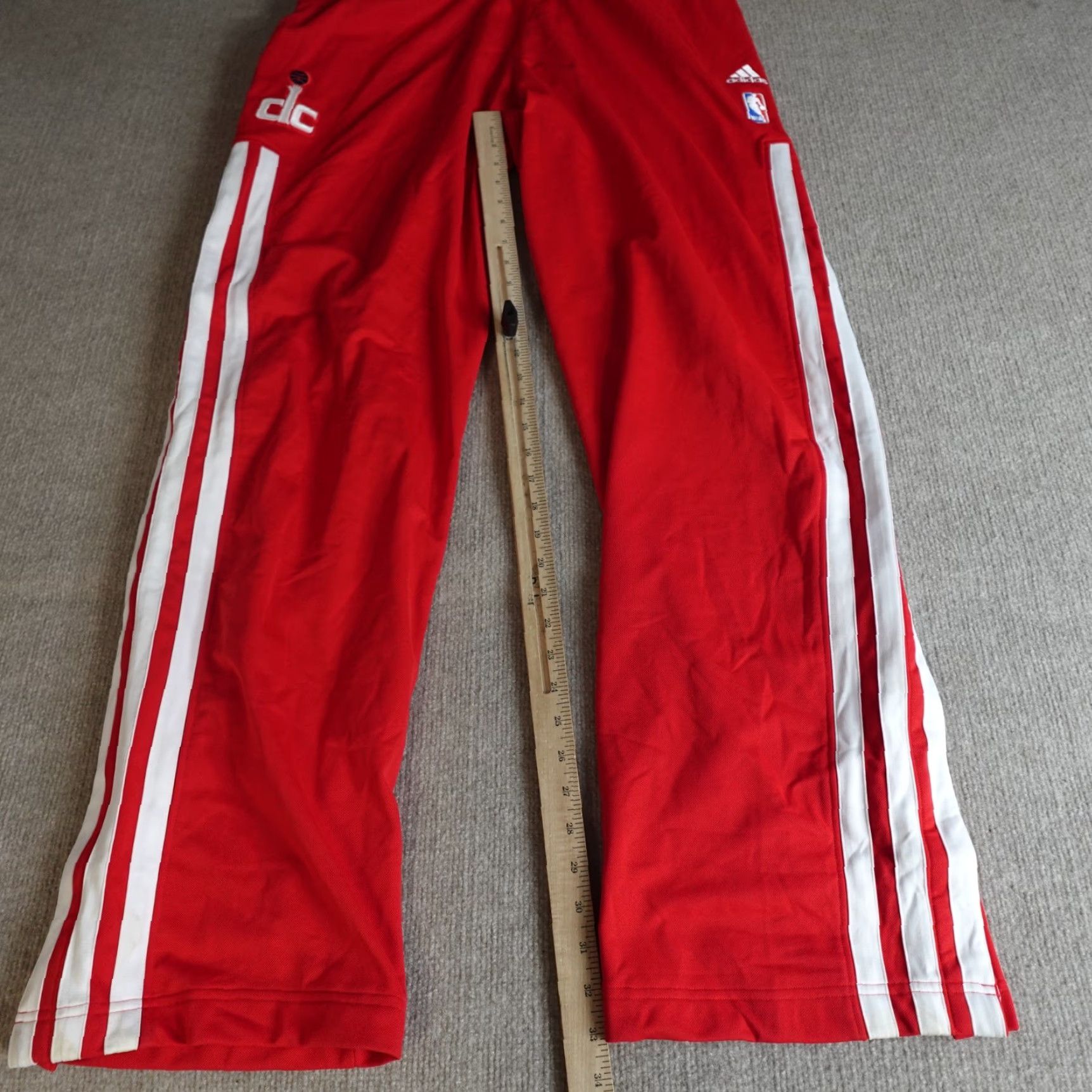 Adidas Adidas Pants 2XL Red Tear Away Track Pants Football Basketball Men Mens Vintage No Size US 39 - 2 Thumbnail