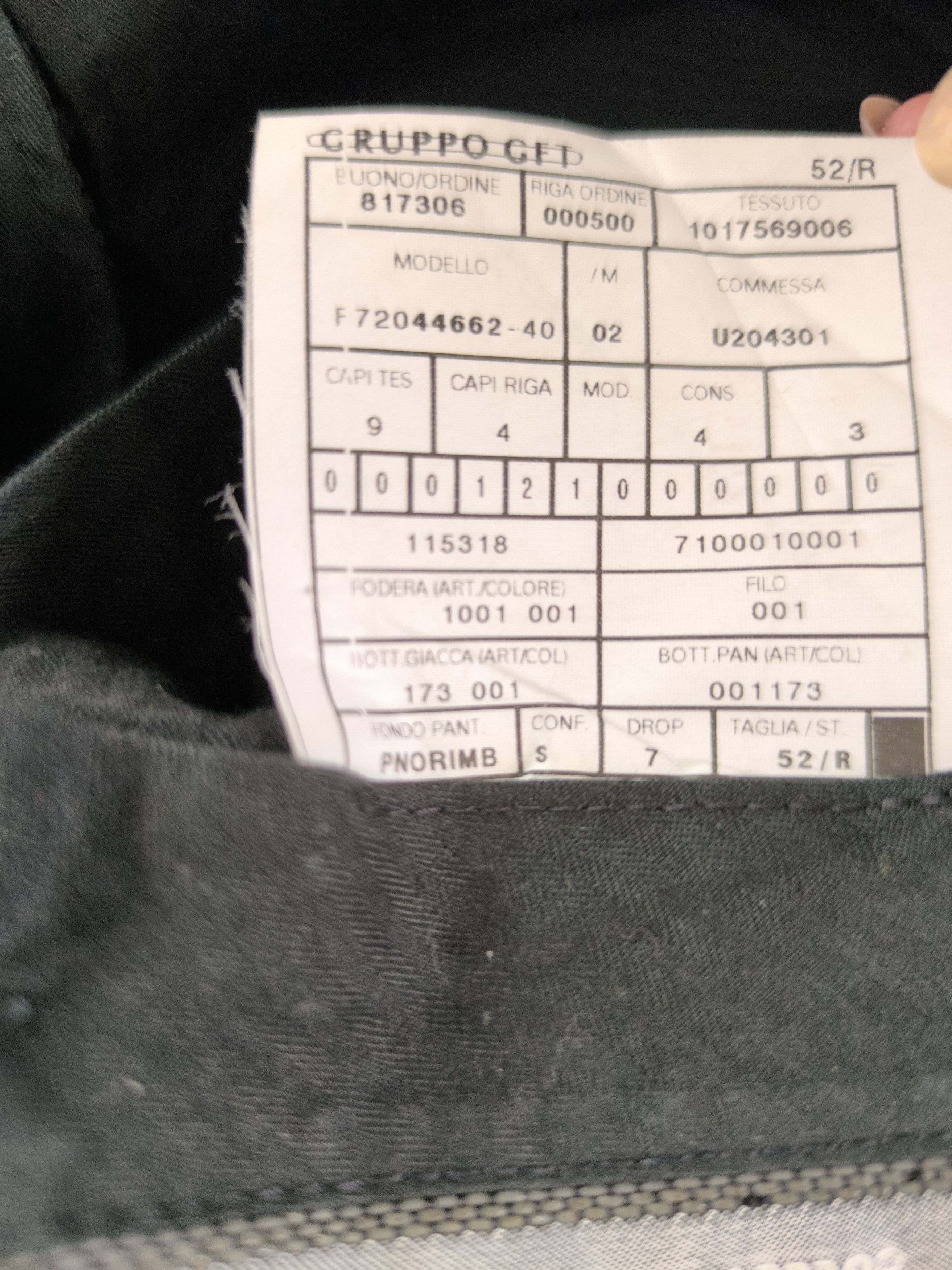 Armani Collezioni Armani Collezioni Vintage Formal Trousers Size 52R - 7 Thumbnail