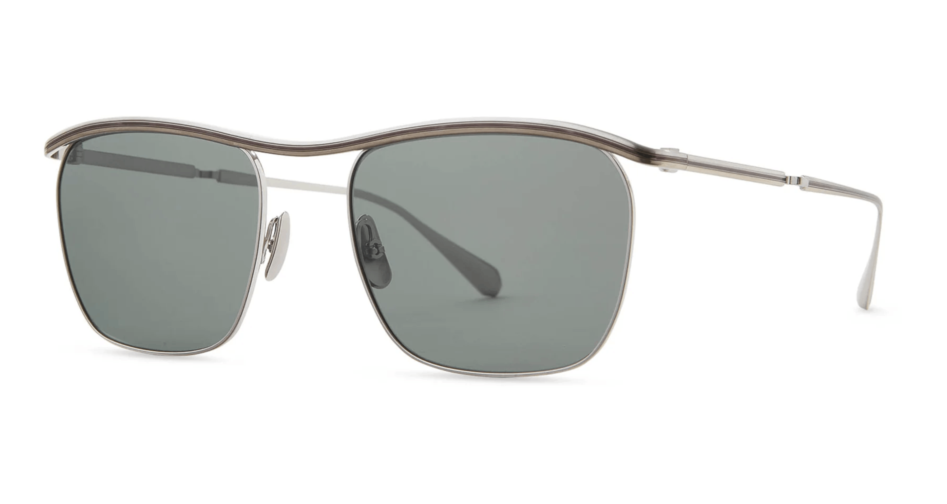 Mr. Leight Mr. Leight OWSLEY S Sunglasses Platinum G15 Glass Size ONE SIZE - 2 Thumbnail