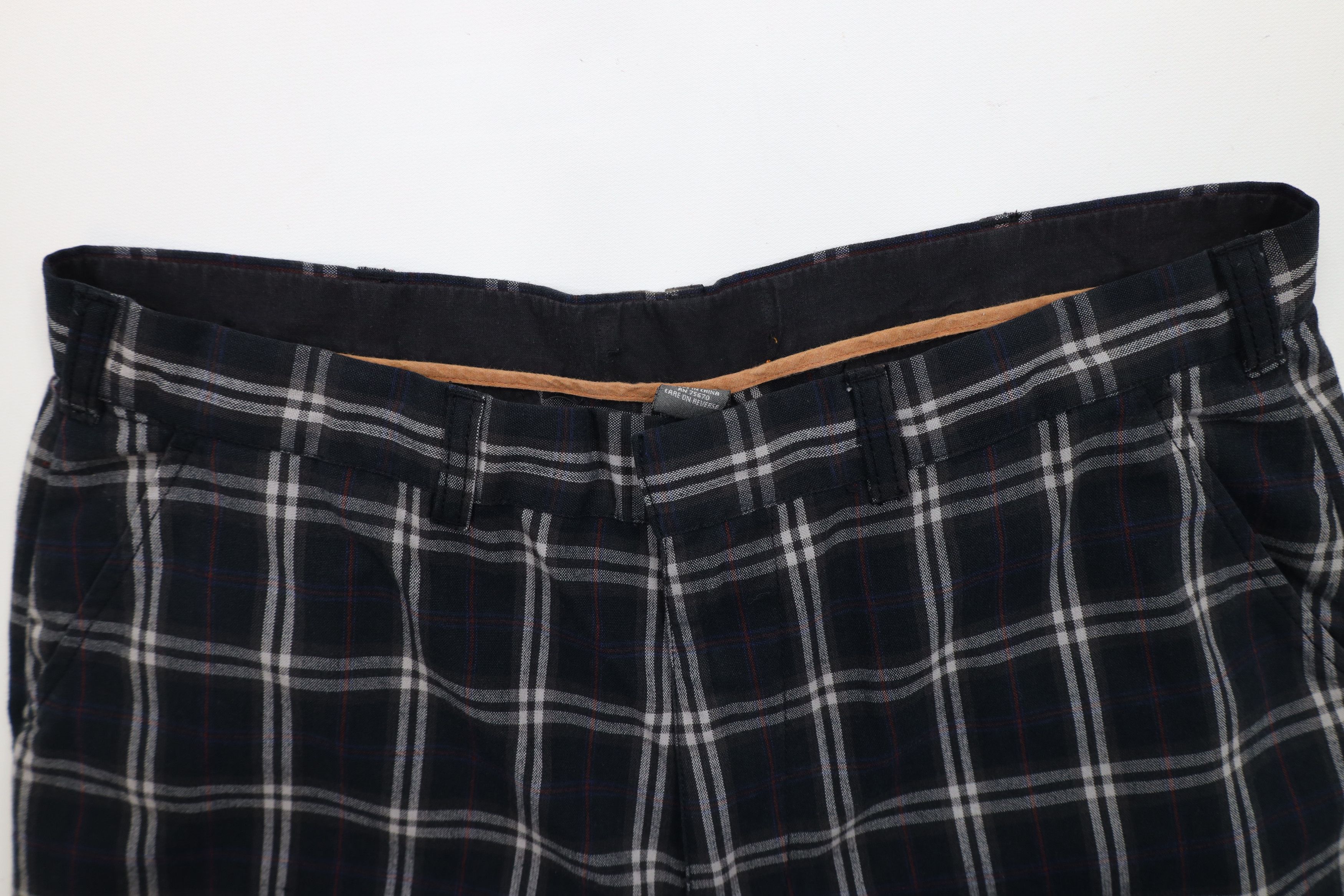 Vintage Vintage 90s Y2K Streetwear Baggy Wide Leg Chino Pants Plaid Size US 36 / EU 52 - 10 Thumbnail