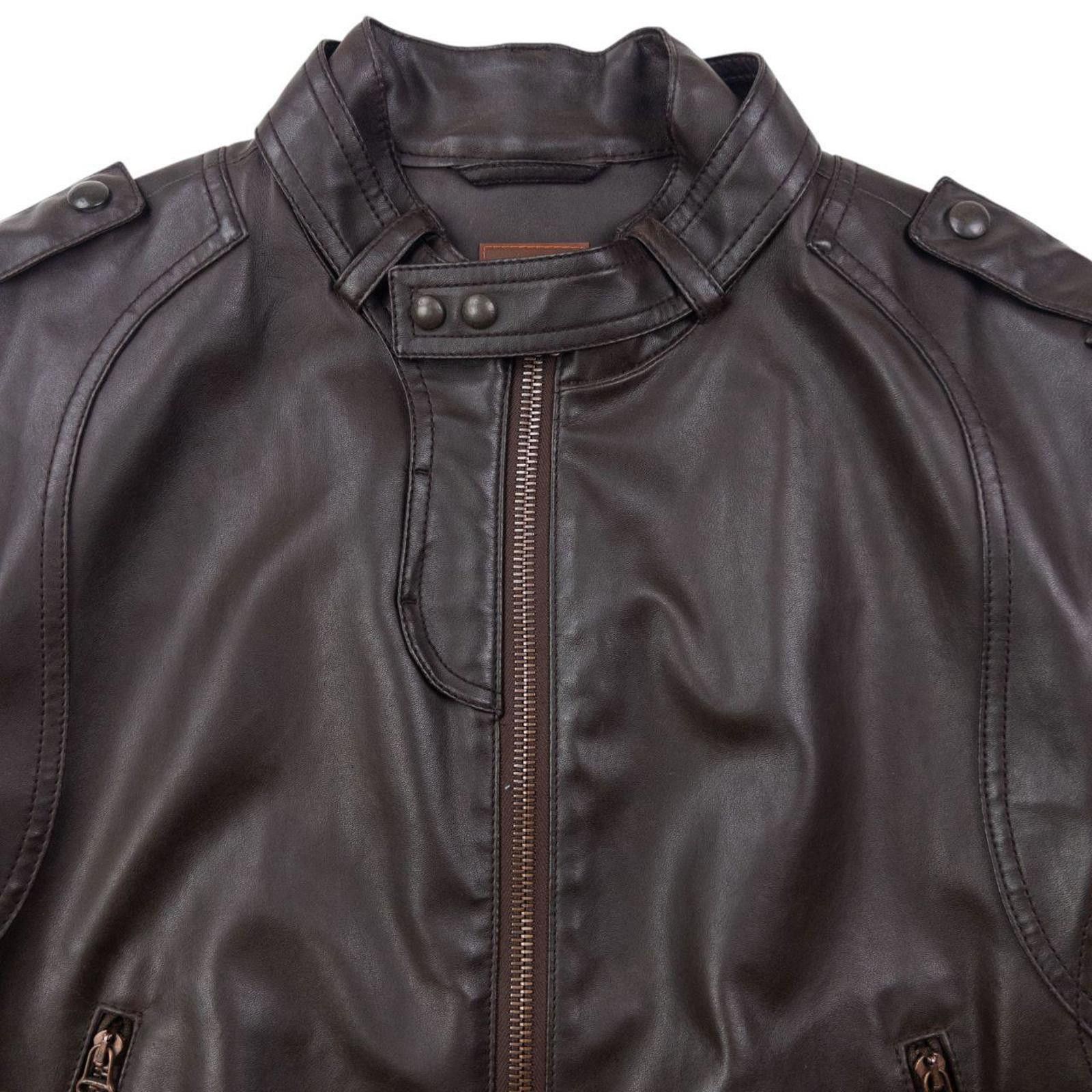 Hugo Boss Vintage 90s Hugo Boss Zip Up Leather Jacket Size S Size US S / EU 44-46 / 1 - 3 Thumbnail