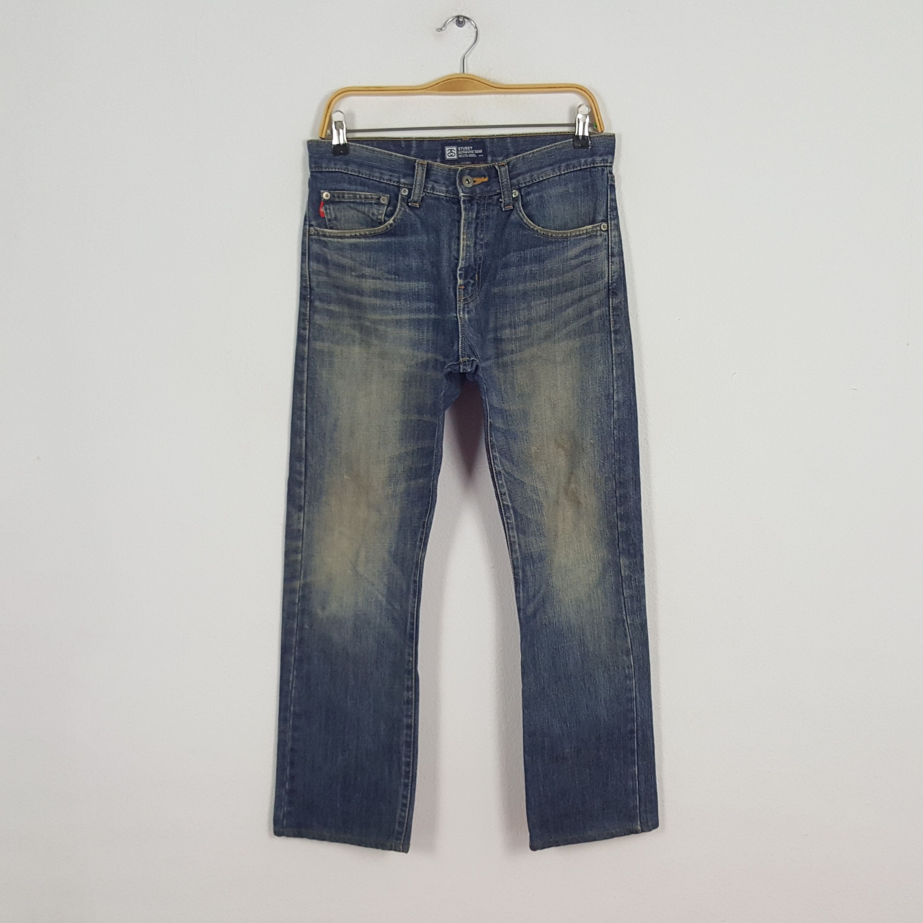 Stussy × Vintage Vintage Stussy American Streetwear Denim Jeans Size US 30 / EU 46 - 4 Thumbnail