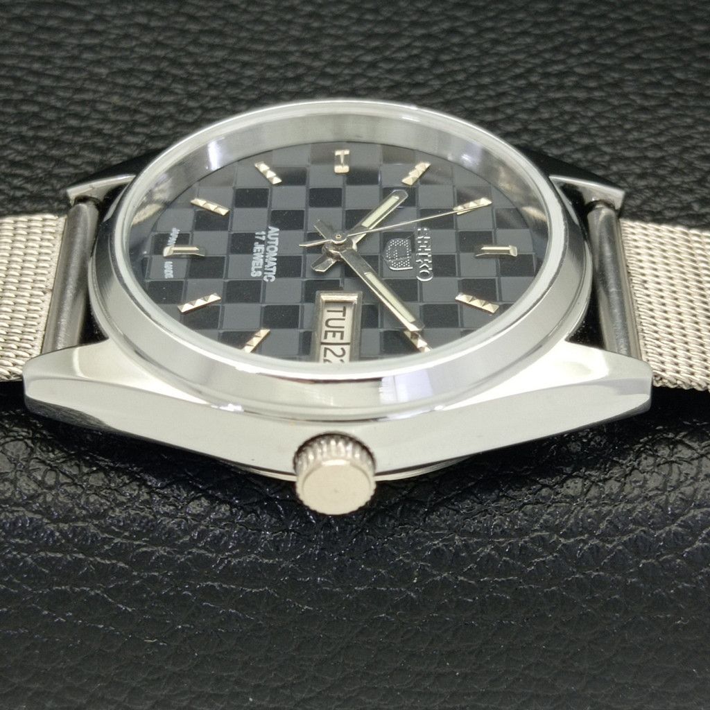 Seiko REFURBISHED VINTAGE SEIKO 5 AUTO JAPAN MENS WATCH a440231 Size 38 - 4 Thumbnail