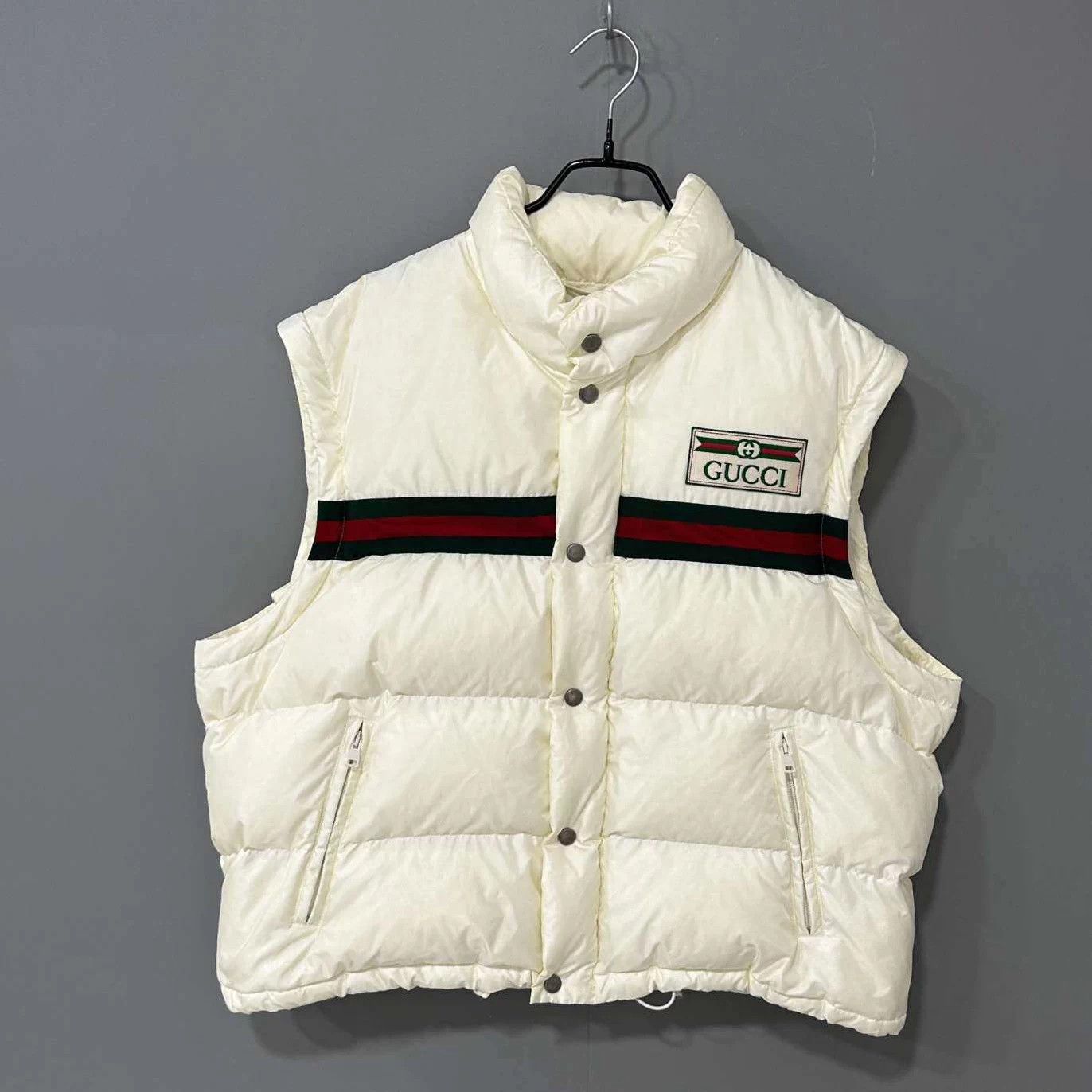 Gucci GUCCI red and green stripe logo down jacket Size M / US 6-8 / IT 42-44 - 6 Thumbnail