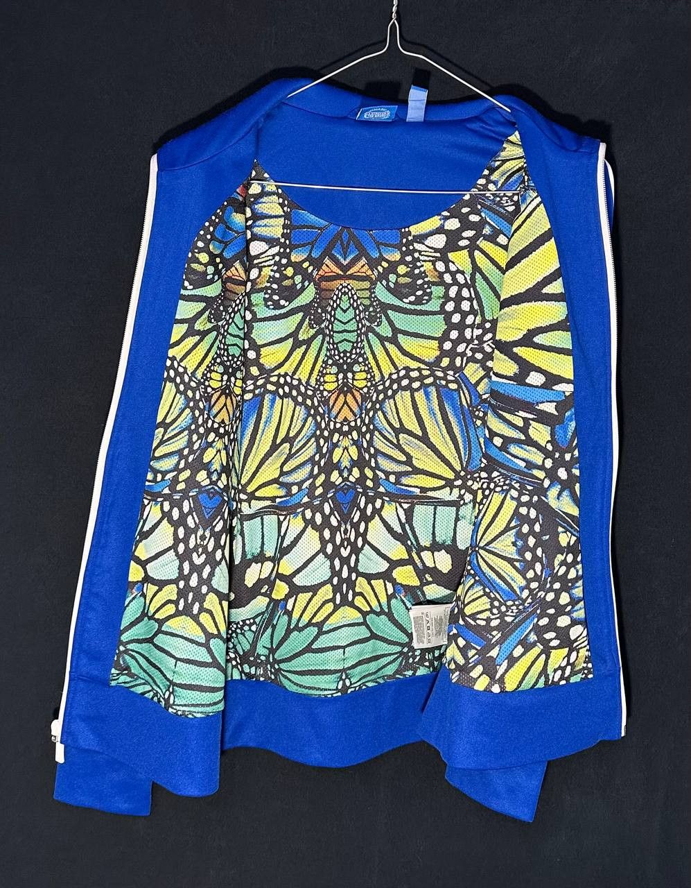 Adidas Adidas Originals butterfly zip jacket 2014 2015 blue m30448 Size S / US 4 / IT 40 - 2 Thumbnail