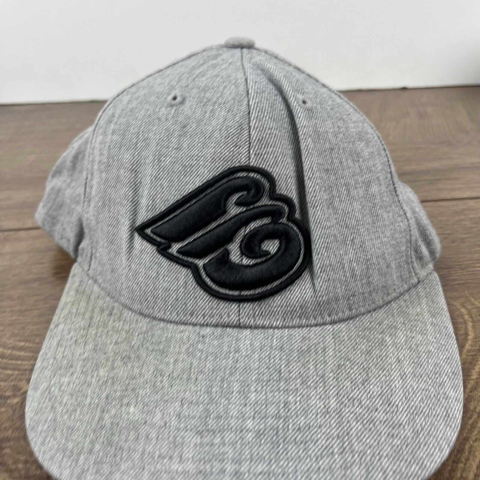Other E Gray Snapback Hat Gray Adjustable Hat Adult Fit Gray Hat Size ONE SIZE - 6 Thumbnail