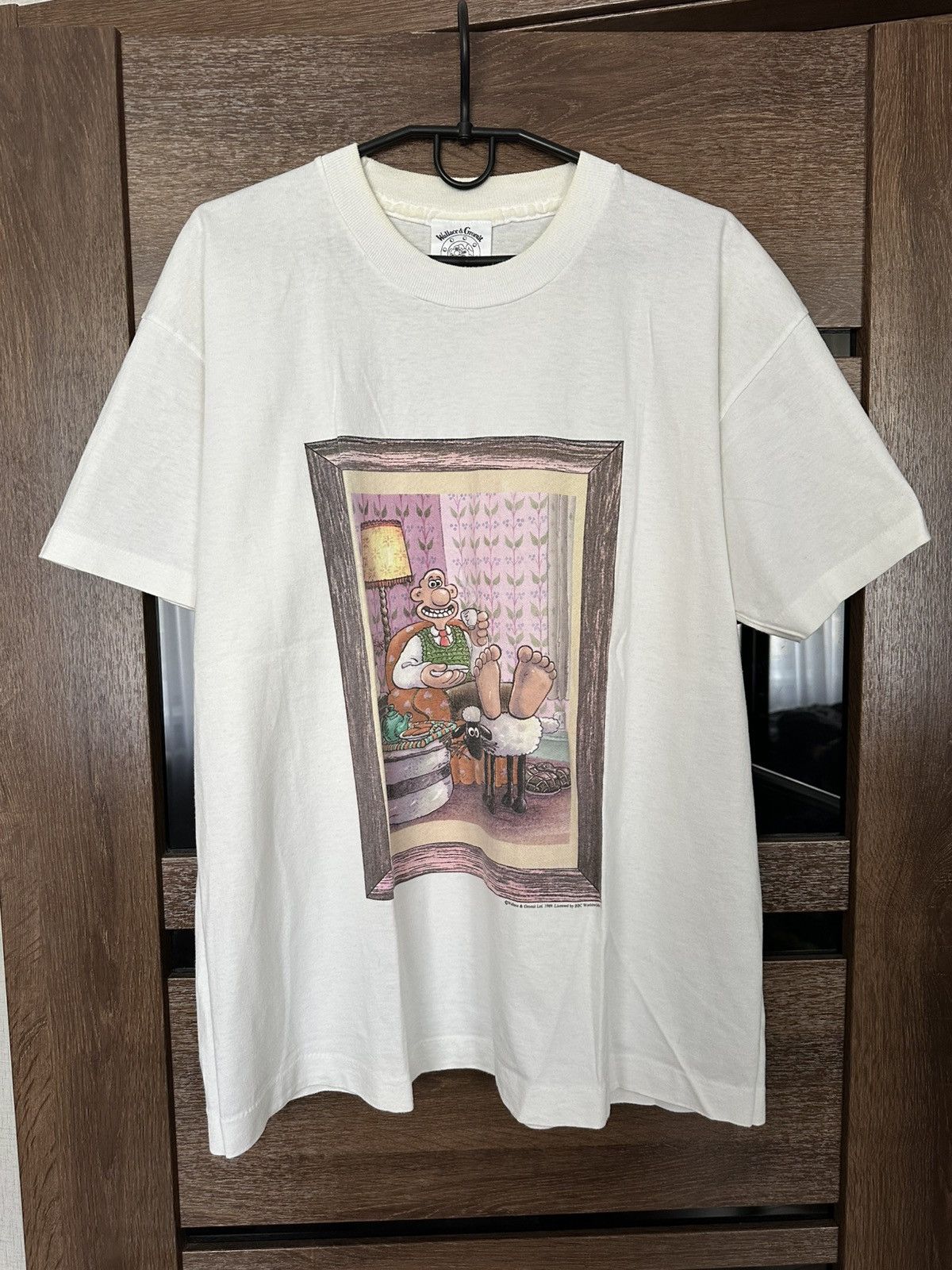 Vintage 1989 Wallace & Gromit Vintage Movie T-Shirt Tee Size US XL / EU 56 / 4 - 2 Thumbnail
