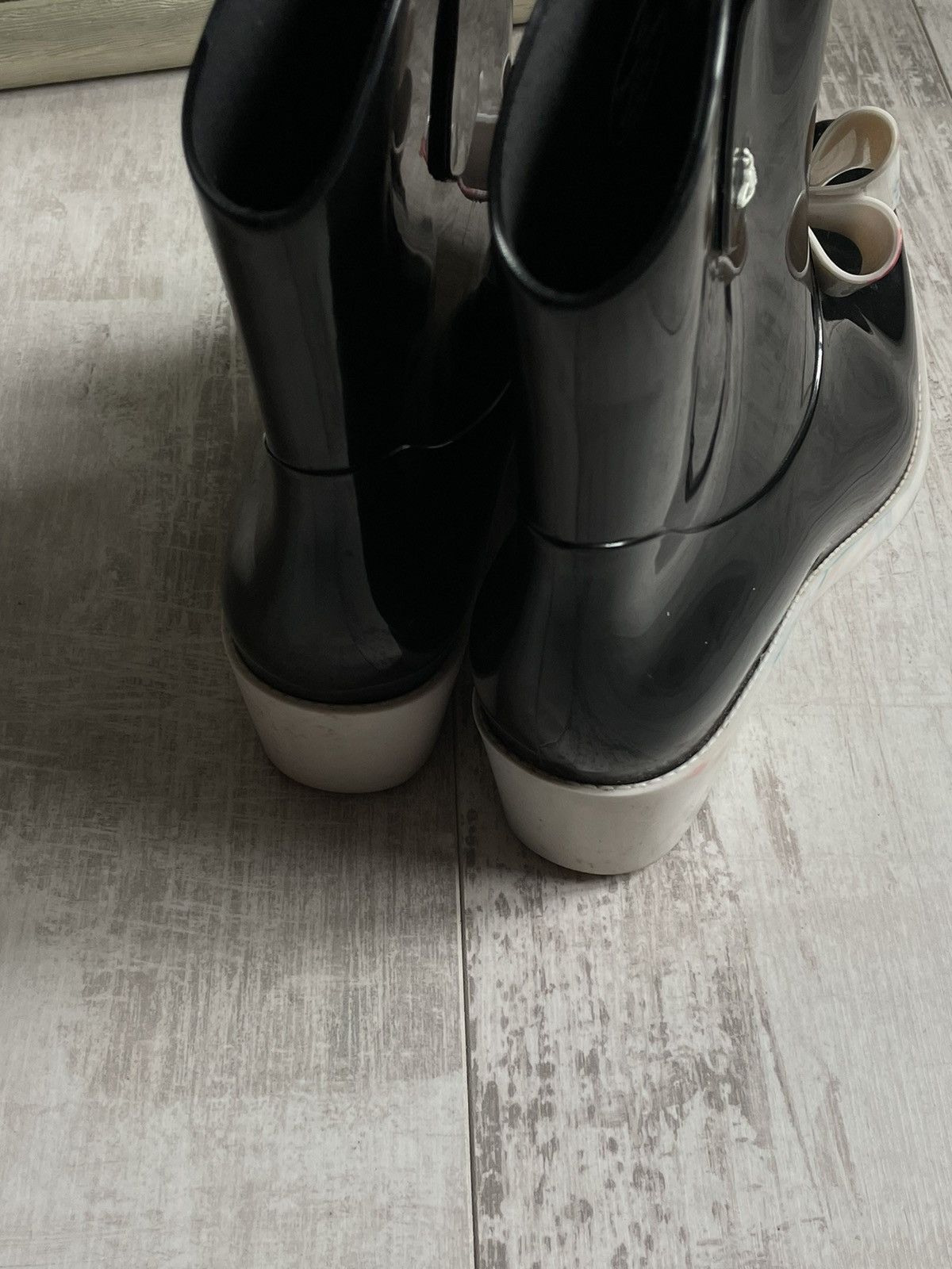 Vivienne Westwood Vivienne Westwood x Melissa Ribbon Boots Black RARE Size US 7 / IT 37 - 6 Thumbnail