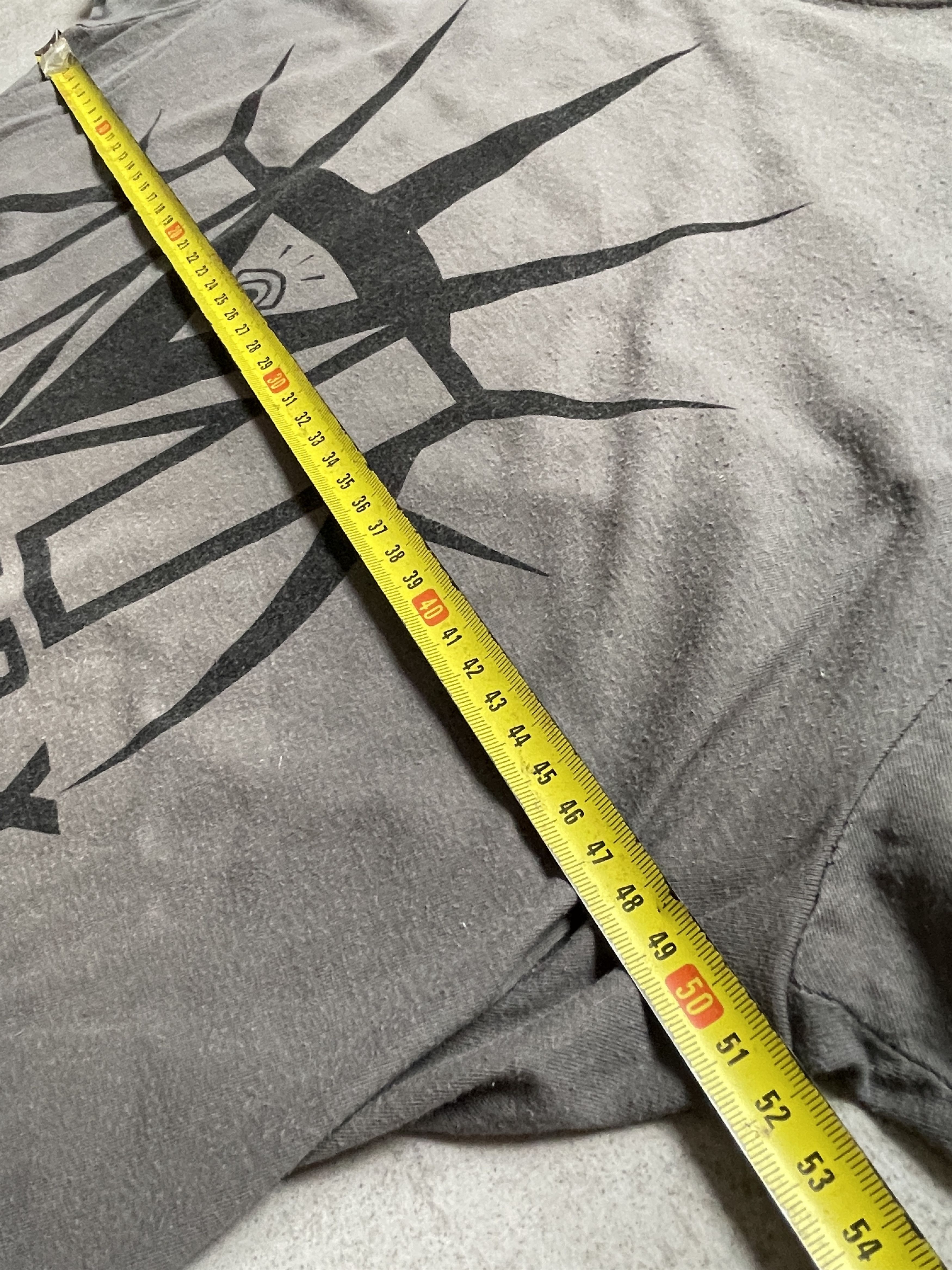 Band Tees Y2K MINISTRY WASHED GREY TEE Size US L / EU 52-54 / 3 - 5 Thumbnail