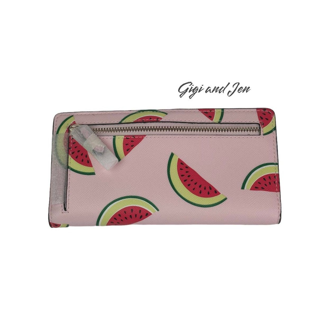 Kate Spade Kate Spade Marlee Watermelon Party Large Slim Bifold Wallet Size ONE SIZE - 3 Thumbnail