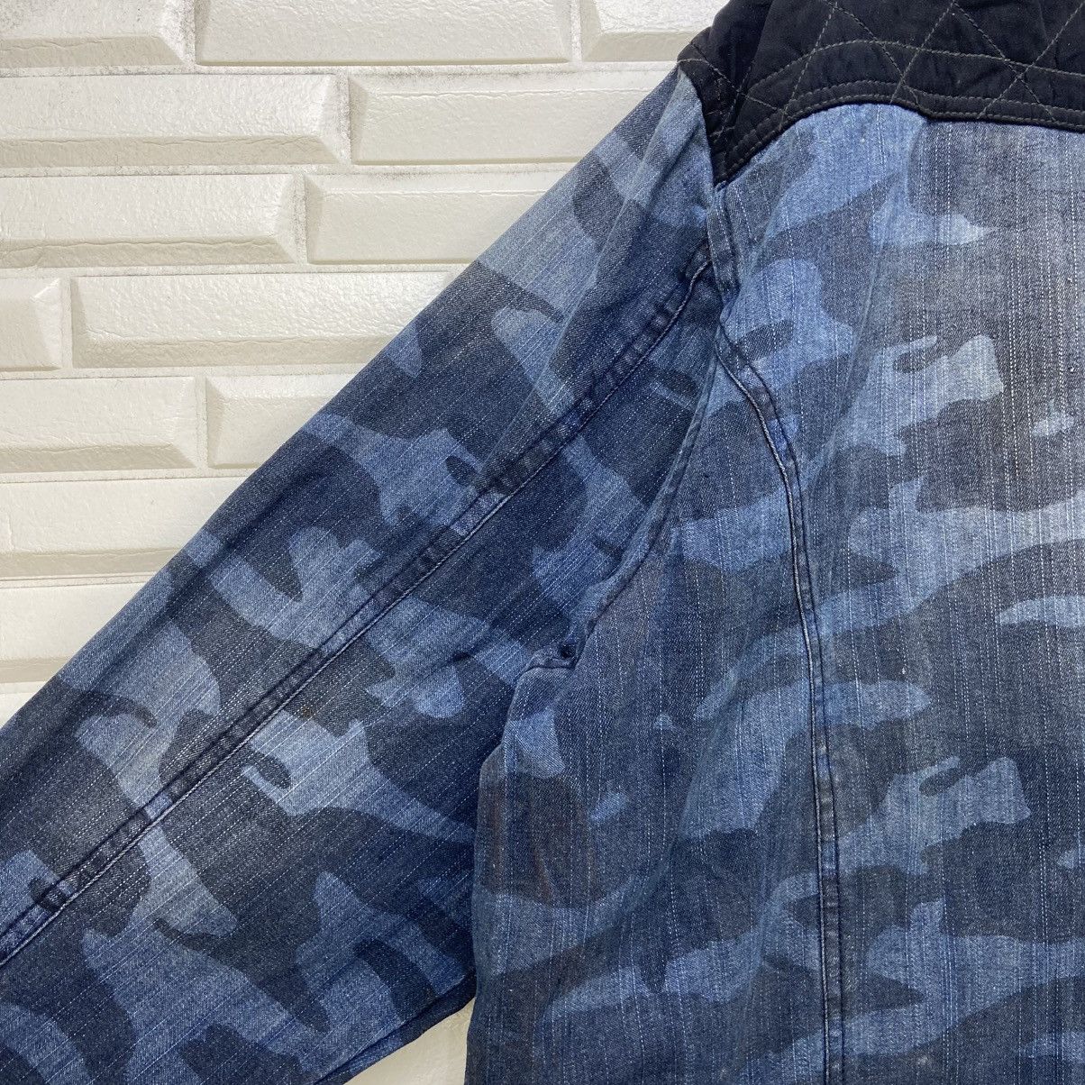 In The Attic 🔥In The Attic Camouflage Synthetic Leather + Denim Jacket Size US XXL / EU 58 / 5 - 19 Thumbnail