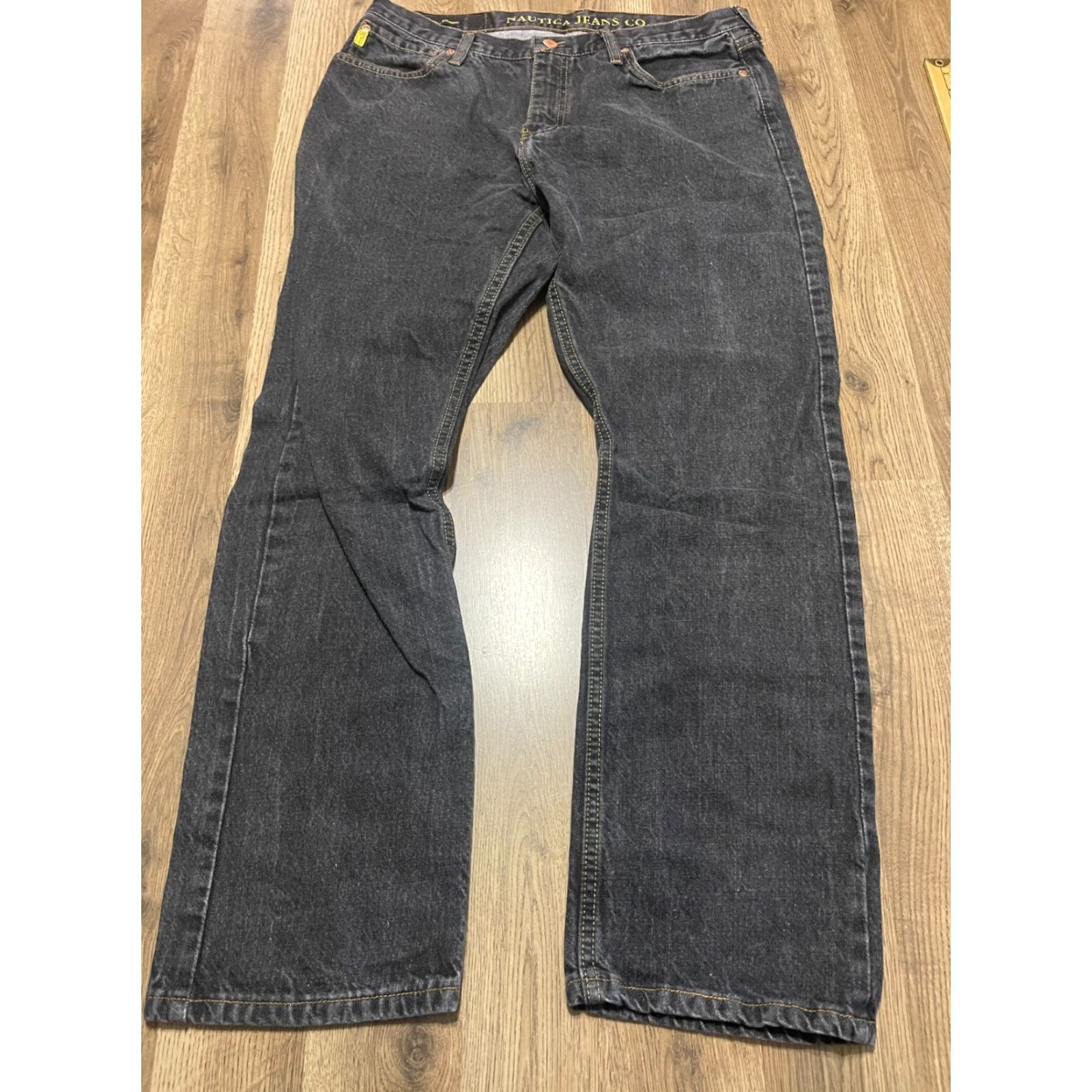 Nautica Nautica Jeans Men’s 34/30 Denim Straight Leg Pockets Regular Blue 30 In Inseam Jeans Vintage No Size US 34 / EU 50 - 2 Thumbnail