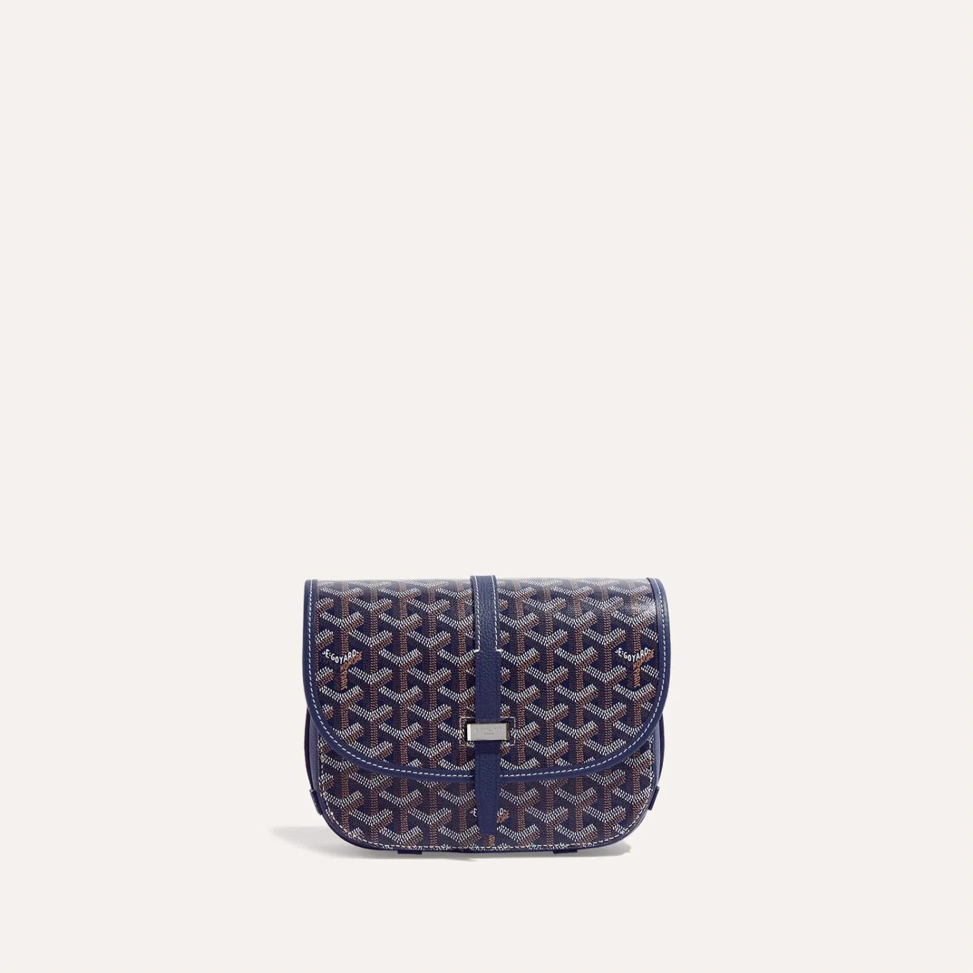 Goyard GOYARD BAG CROSSBODY MONOGRAM LEATHER SAINT LOGO
