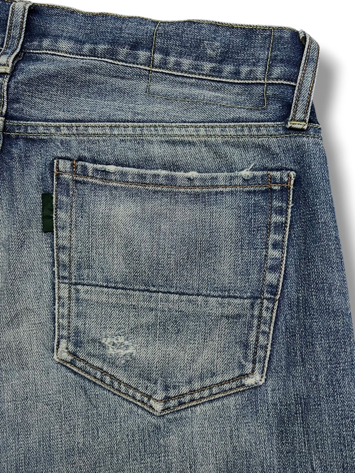 United Arrows Vintage Green Label United Arrow Selvedge Denim, Faded Wash Size US 33 - 8 Thumbnail