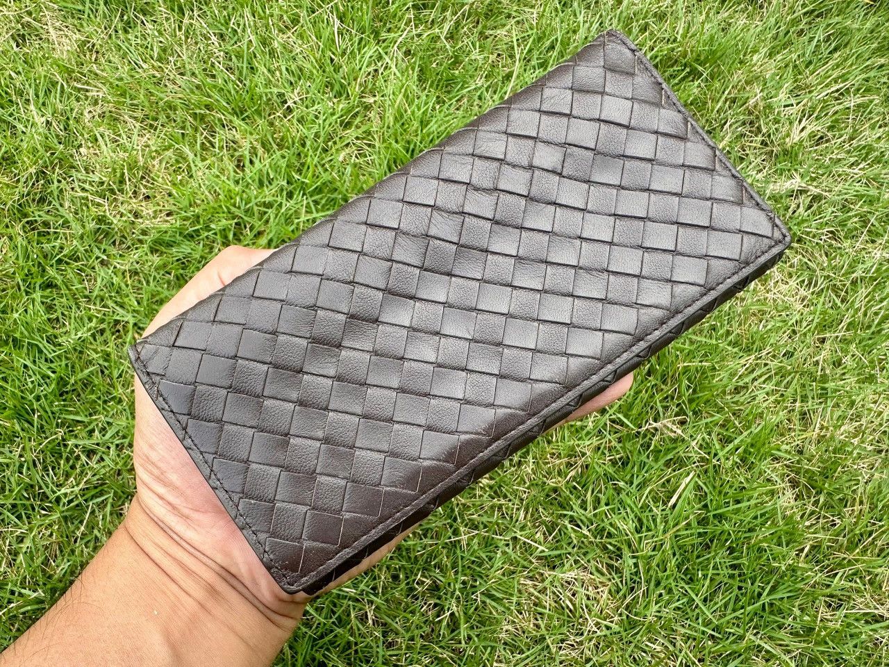 Bottega Veneta Authentic Bottega Veneta Intrecciato Leather Long Wallet Size ONE SIZE - 2 Thumbnail