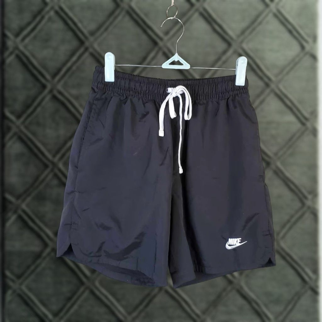 Nike Nike Womens Running Shorts Small Black Lightweight Drawstring Athletic Activewear Size 28" / US 6 / IT 42 - 1 Thumbnail