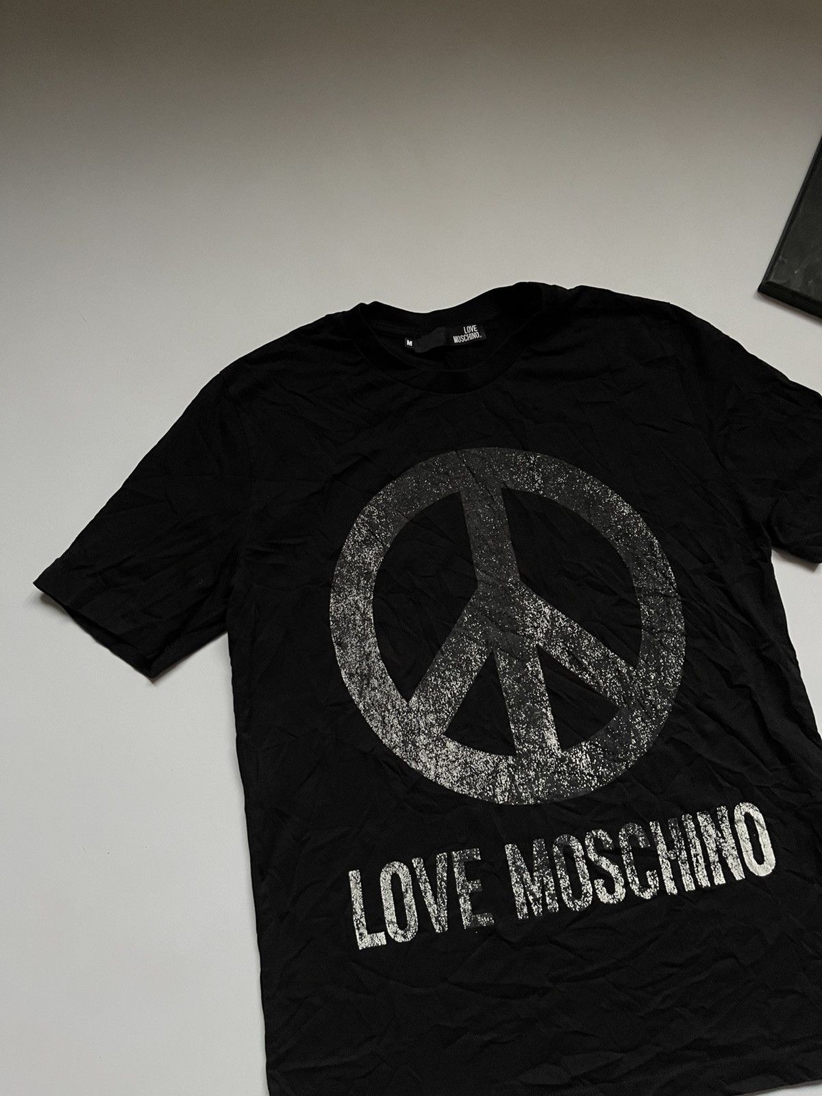 Moschino Moschino T-Shirt Big Logo Rare Size US M / EU 48-50 / 2 - 2 Thumbnail