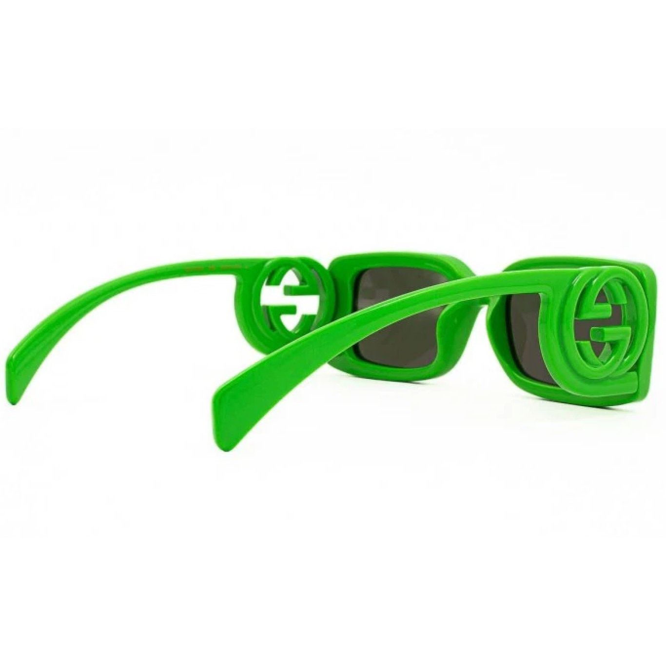 Gucci NEW Gucci Sunglasses GG1325S 009 Acid Green Grey Authentic Size ONE SIZE - 10 Thumbnail