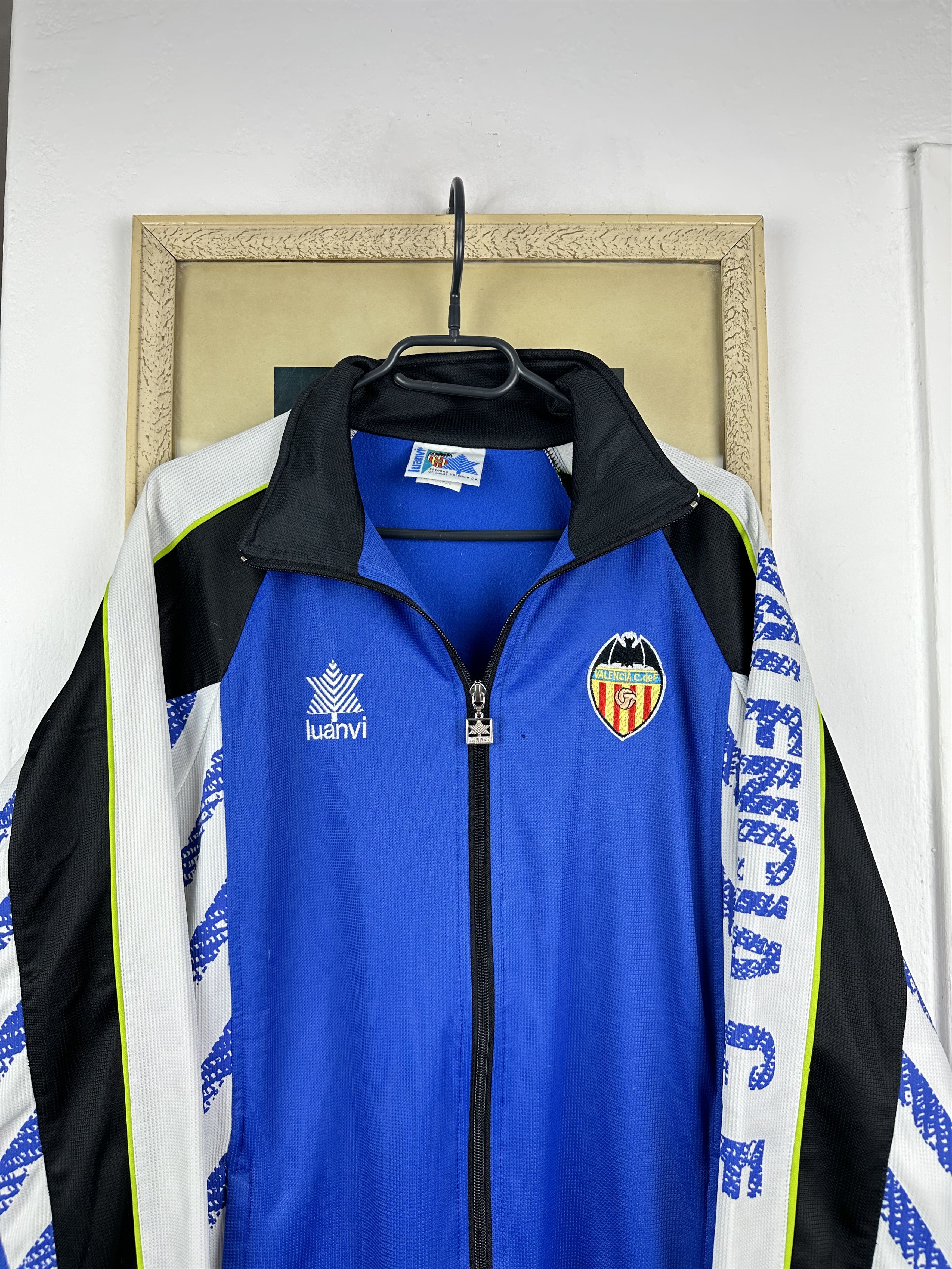 Vintage Vintage 90's Valencia football Jacket Track Top Soccer Rare Size US XL / EU 56 / 4 - 2 Thumbnail