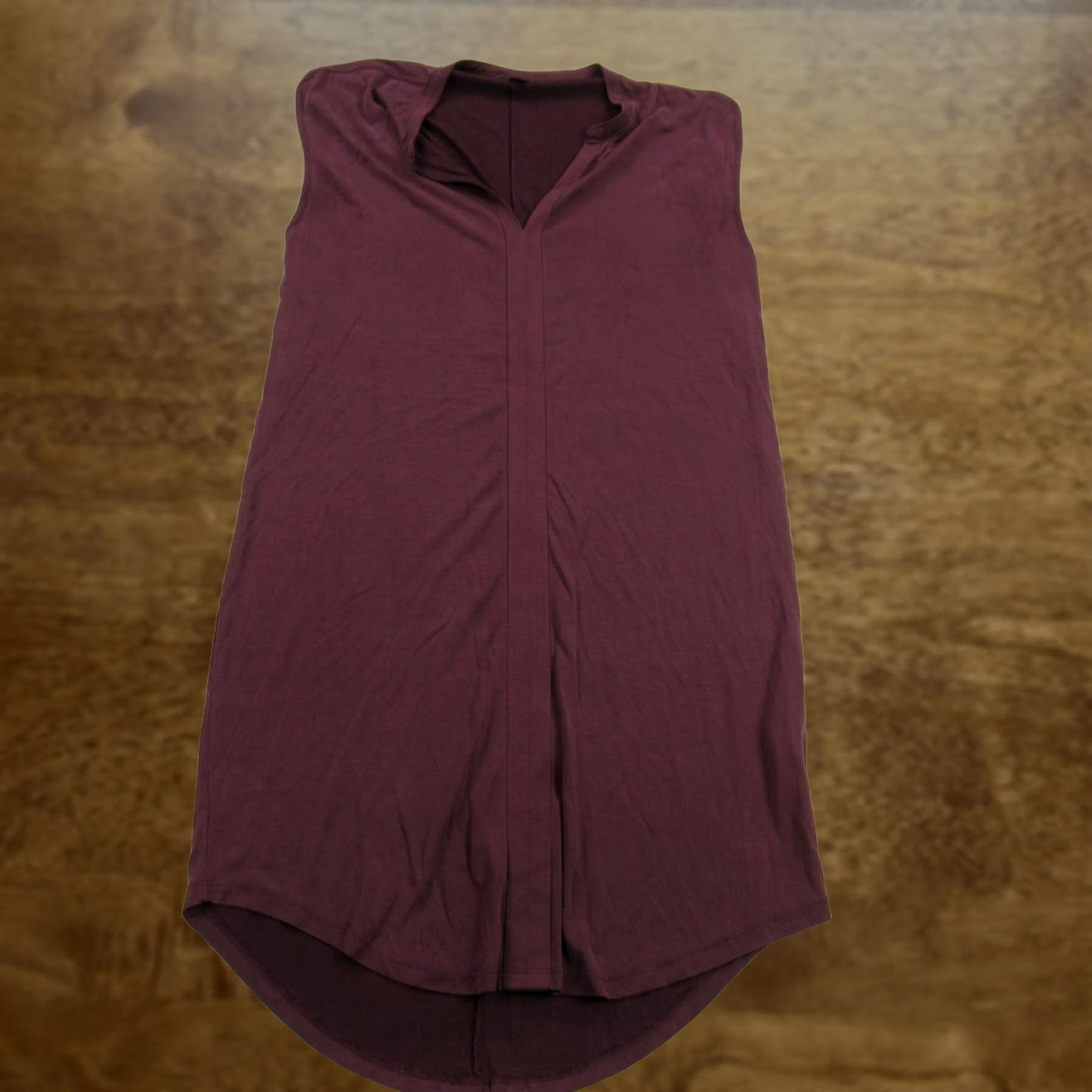 Lucky Brand Lucky Brand Dress Womens Small Sleeveless Burgundy Lightweight Straight Stretch Dress Size S / US 4 / IT 40 - 1 Thumbnail