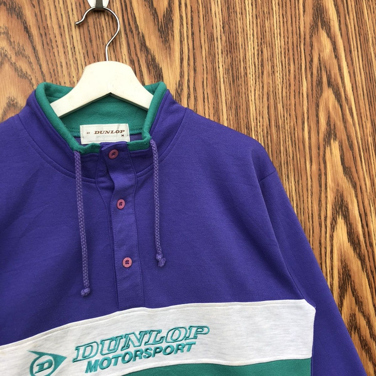 Dunlop Vintage Dunlop Motorsport Sweatshirt Pullover Sweater Size US M / EU 48-50 / 2 - 5 Thumbnail