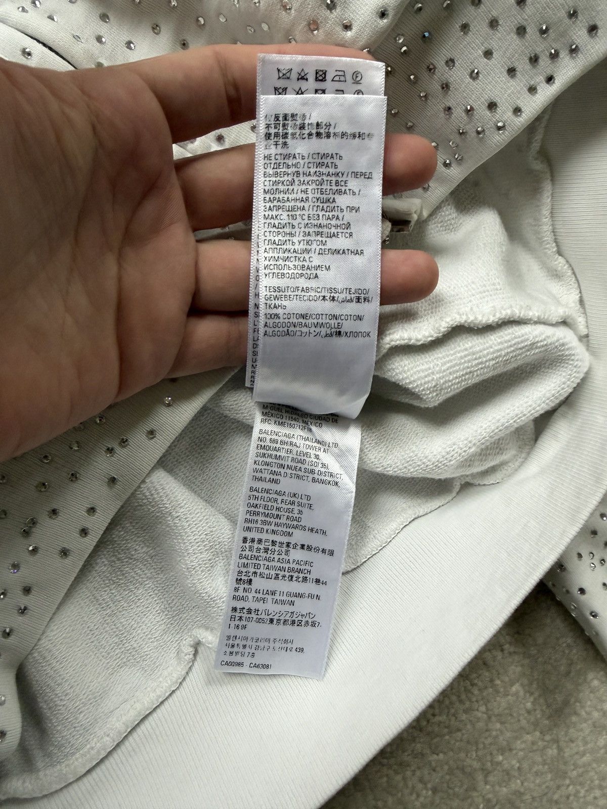 Balenciaga BB SWAROVSKII ZIPUP Size US S / EU 44-46 / 1 - 8 Thumbnail