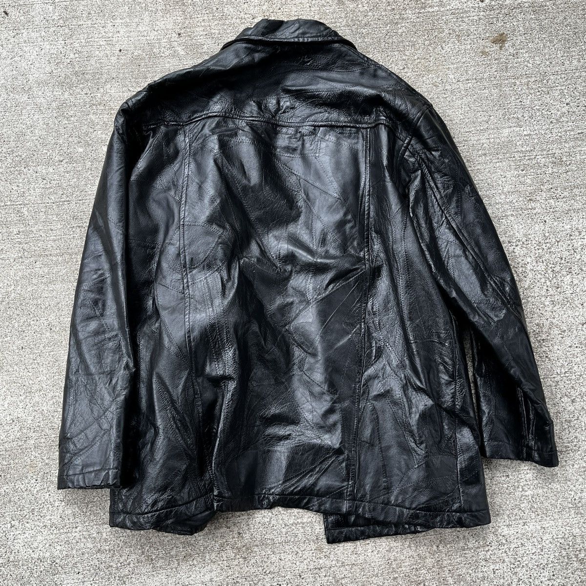 Vintage Vintage Executive Division Leather Black Jacket XL Size US XL / EU 56 / 4 - 7 Thumbnail