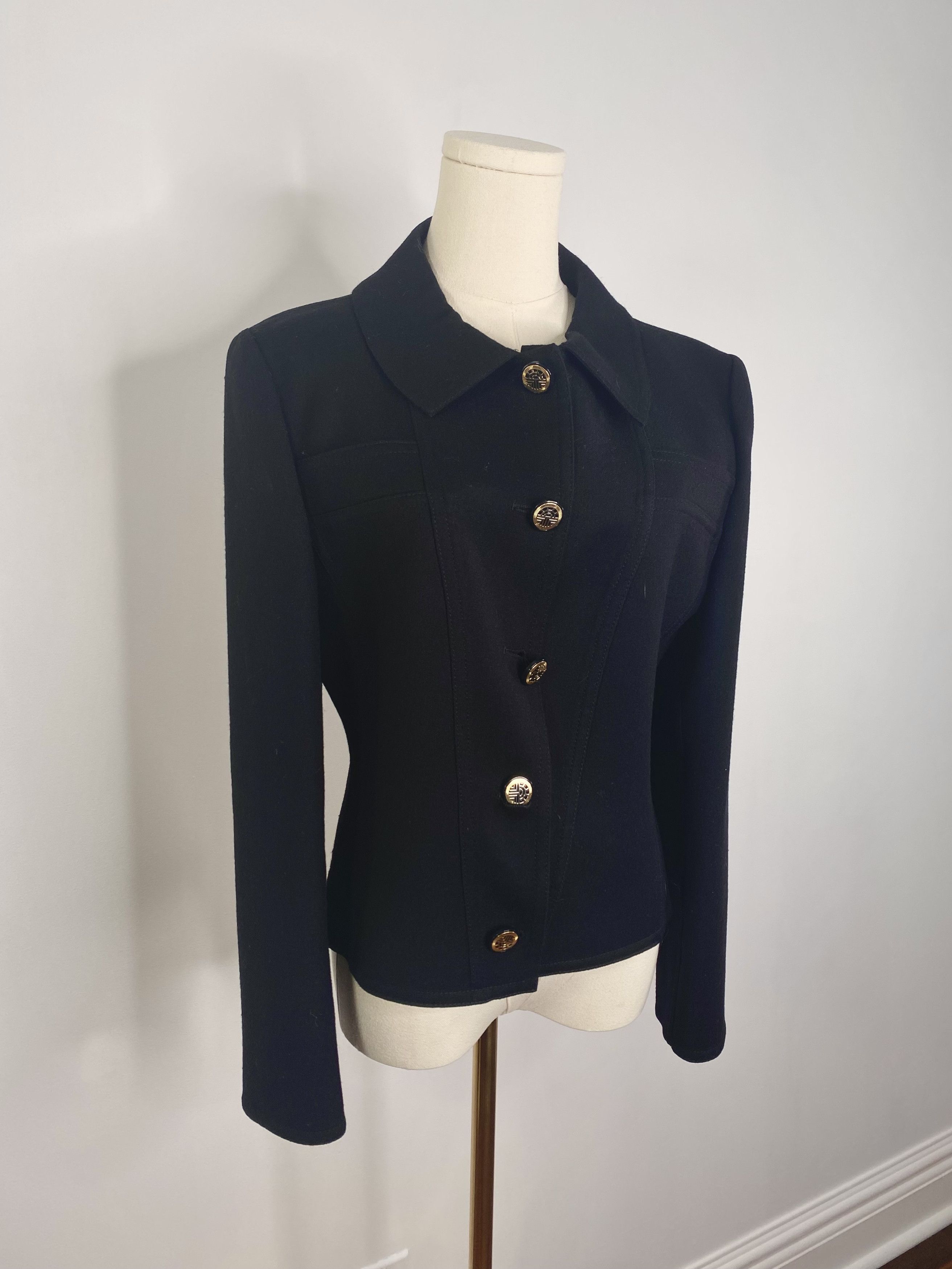 Louis Feraud Louis Feraud - Black Jacket Size S / US 4 / IT 40 - 1 Thumbnail
