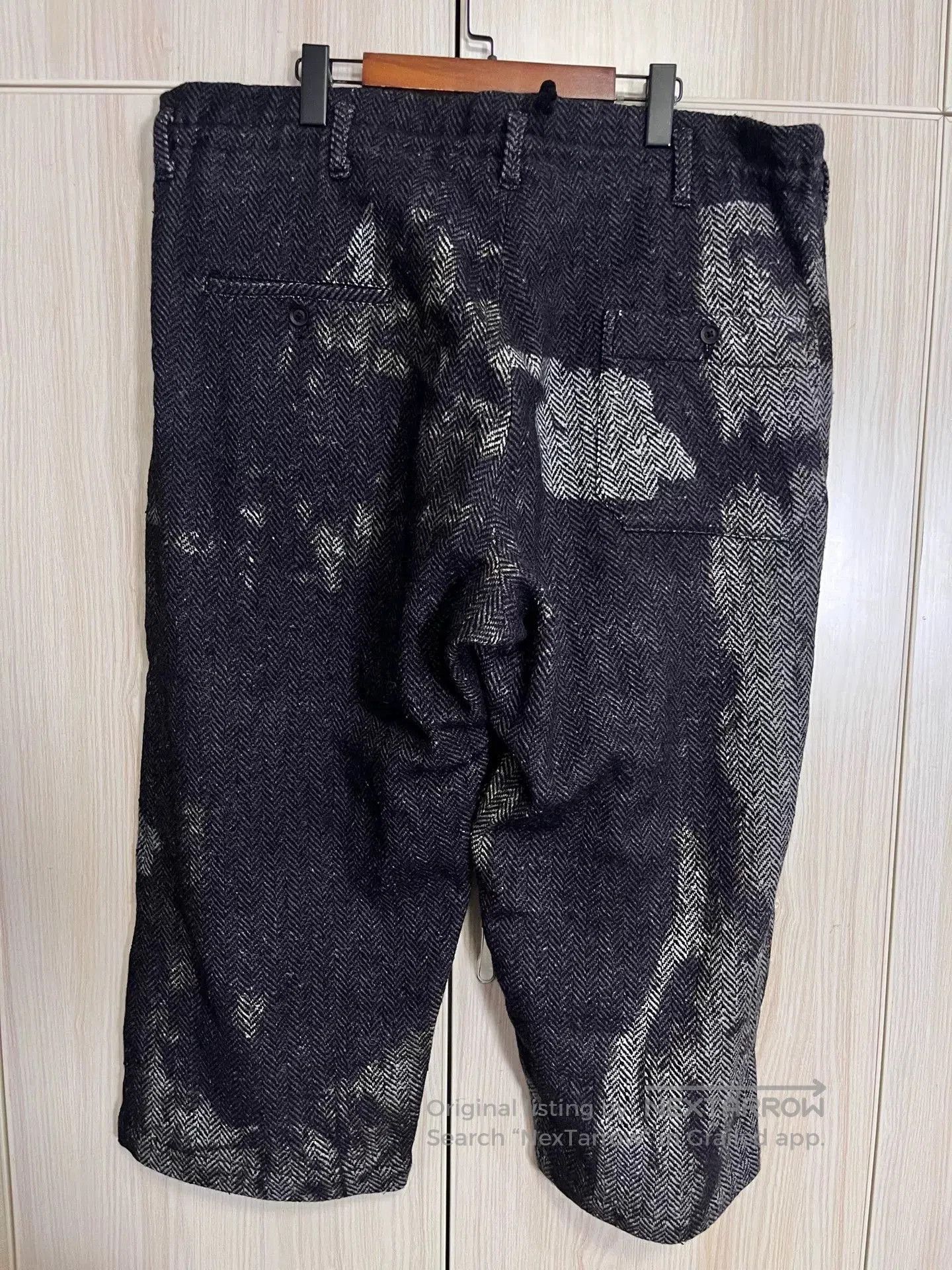 Yohji Yamamoto Yohji Yamamoto Black Wool Overcoat Pants. Size US 28 / EU 44 - 3 Thumbnail