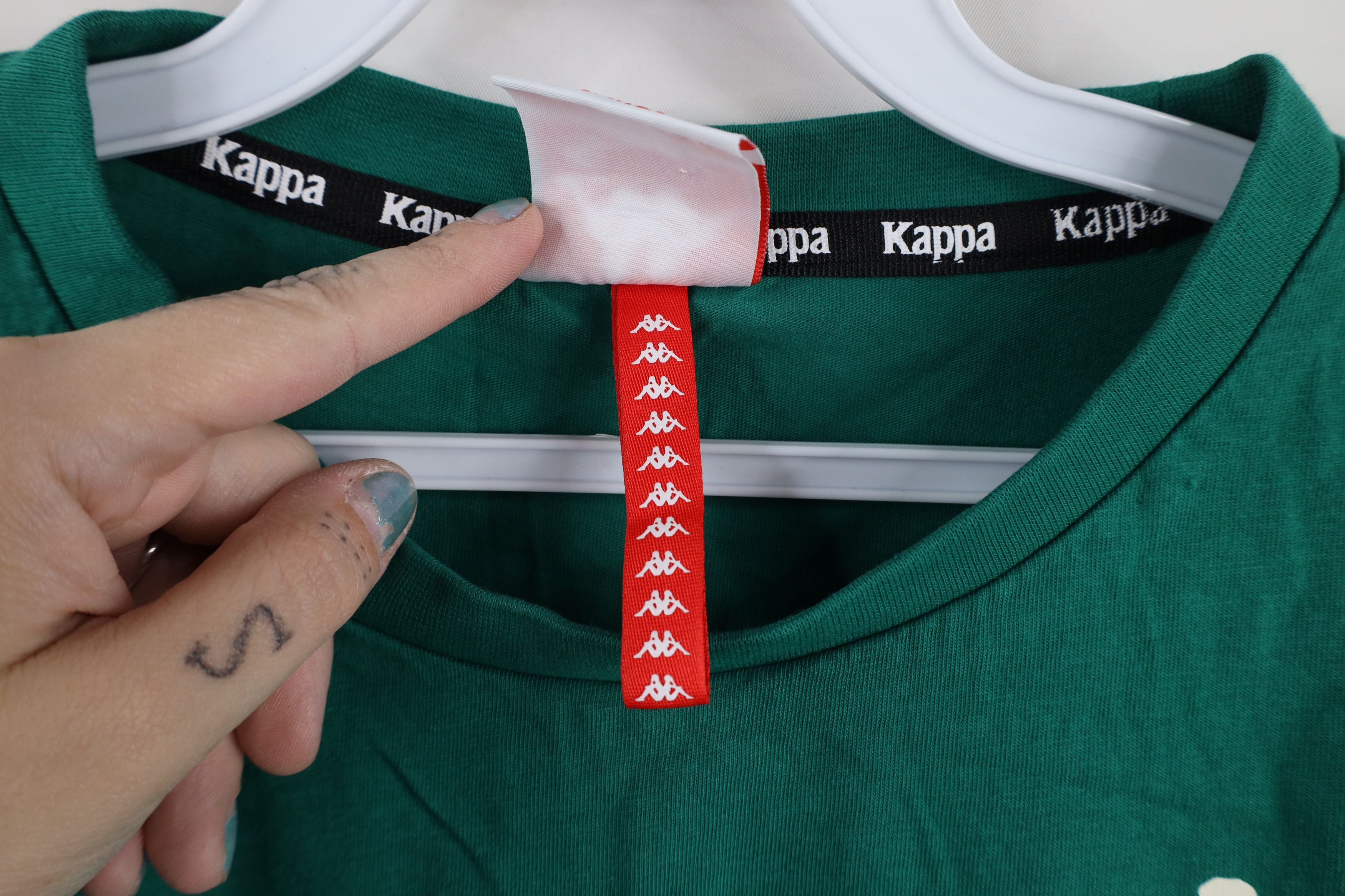 Kappa × Vintage Vintage Kappa Soccer Spell Out Long Sleeve T-Shirt Green Size US L / EU 52-54 / 3 - 7 Thumbnail