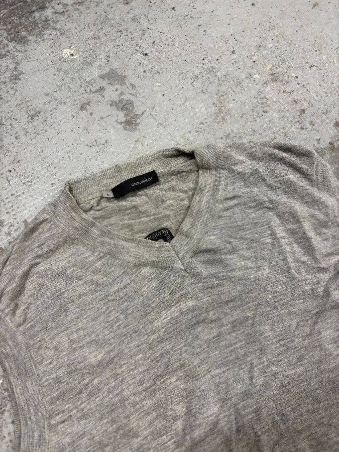 Dsquared2 SS2004 Dsquared2 Grey Rebel Classy Sleeveless Sweater Size US M / EU 48-50 / 2 - 5 Thumbnail