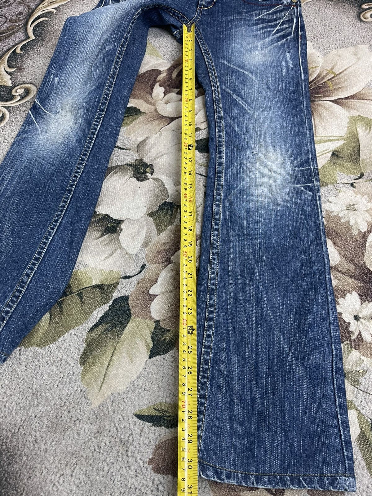 Japanese Brand Red Pepper Jeans Flare Streetwear Size 25" / US 0 / IT 36 - 20 Thumbnail