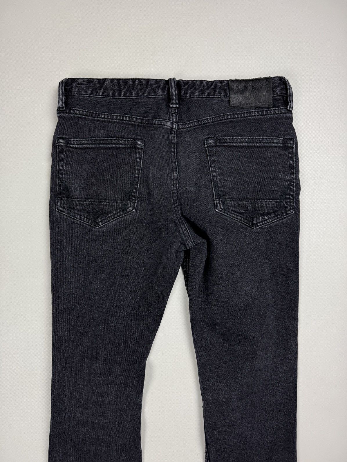 Allsaints × Japanese Brand Allsaints Cigarette Damaged Distressed Denim Skinny Jeans Size US 30 / EU 46 - 23 Thumbnail