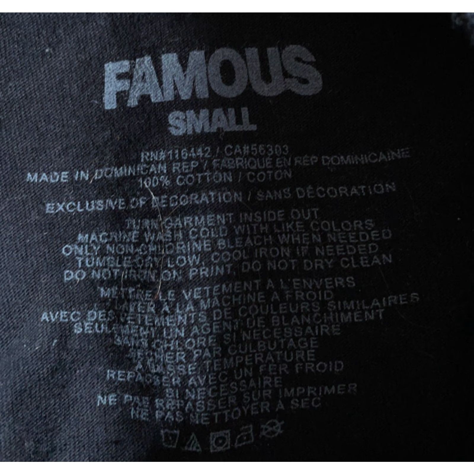 Vintage Famous Stars & Straps T-Shirt Adult Small Black Pink Logo Y2K Size US S / EU 44-46 / 1 - 3 Thumbnail
