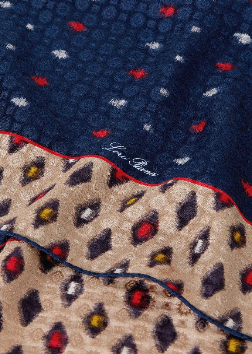Loro Piana o1srvl11e0325 FAN9579 Size: OS / Silk Scarf in Multicolor Size ONE SIZE - 2 Thumbnail