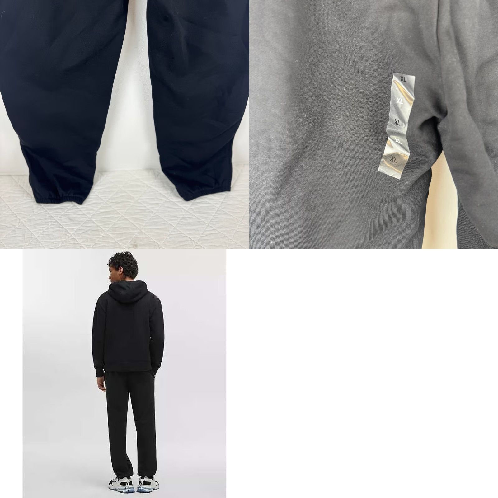 Walls Mode of One Mens Fleece Sweatpants Deep Black XL 100187085MN Size US 36 / EU 52 - 10 Thumbnail
