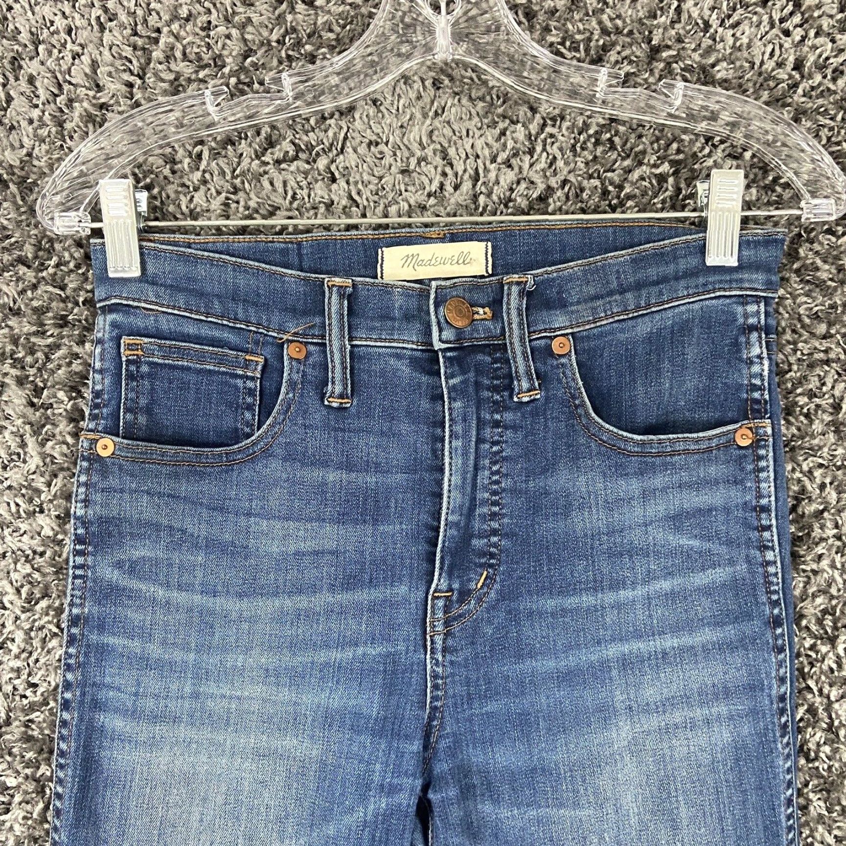 Madewell Madewell High Rise Skinny Blue Jeans Women’s 27 Size 27" / US 4 / IT 40 - 4 Thumbnail