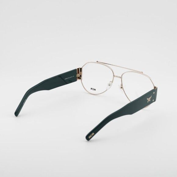 MCM MCM MW5001 32A Eyeglasses Gold/Smoke 58mm Aviator Frame Size ONE SIZE - 4 Thumbnail