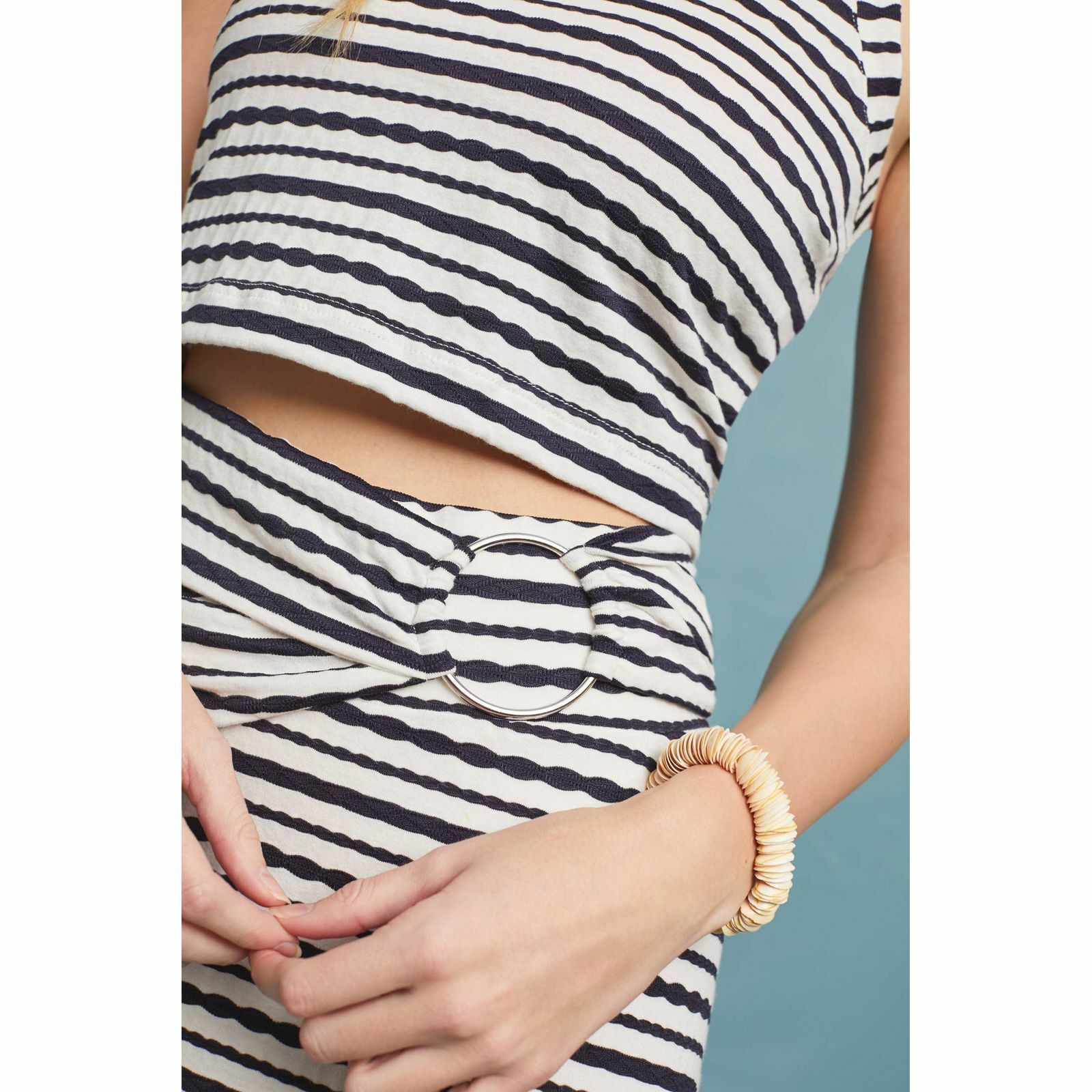 Anthropologie New Anthropologie Terpsichore Knit Skirt Maeve $118 XS Navy Size 26" / US 2 / IT 38 - 1 Thumbnail