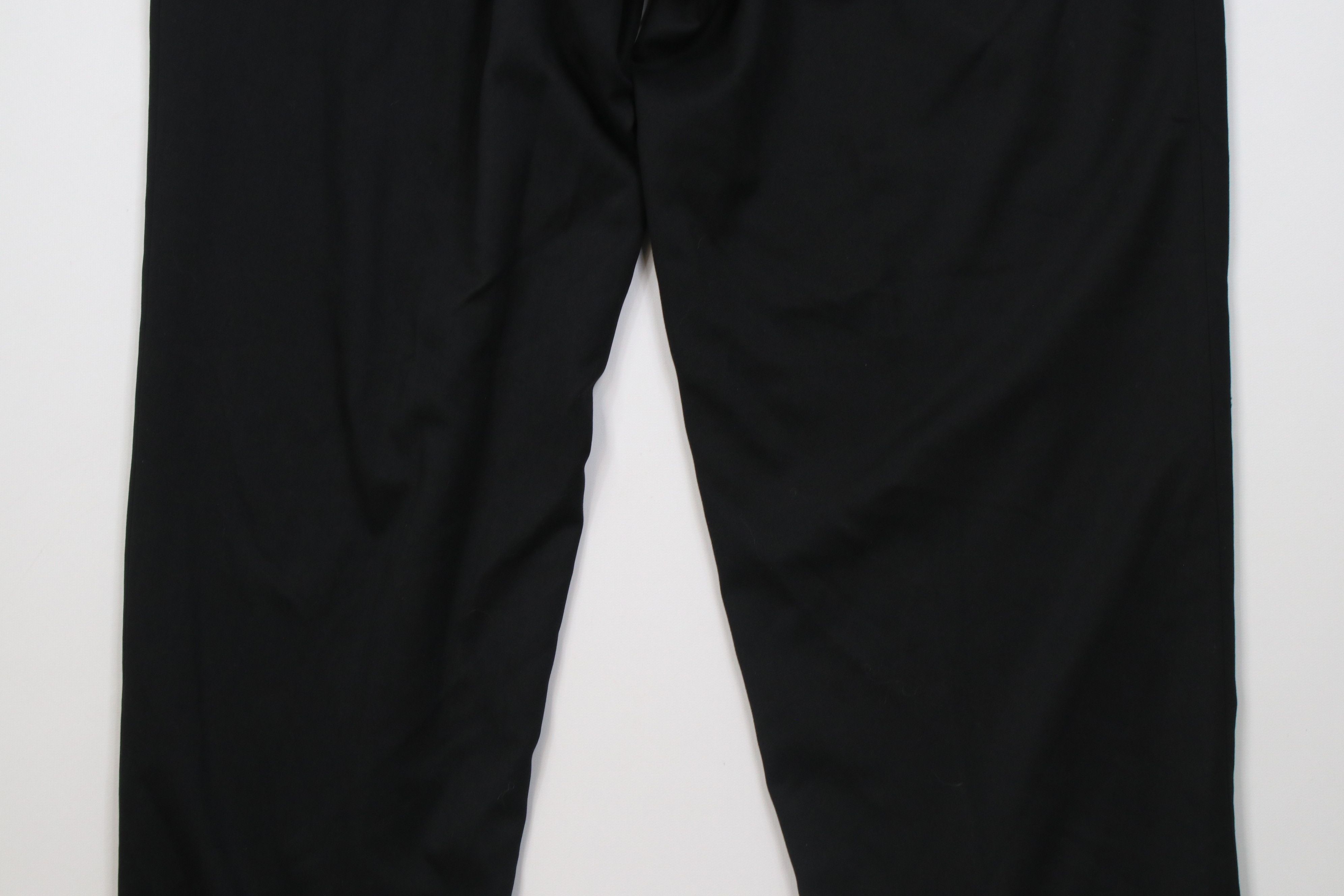 Vintage Vintage 90s Streetwear Waisted Microfiber Chino Pants Black Size US 30 / EU 46 - 10 Thumbnail