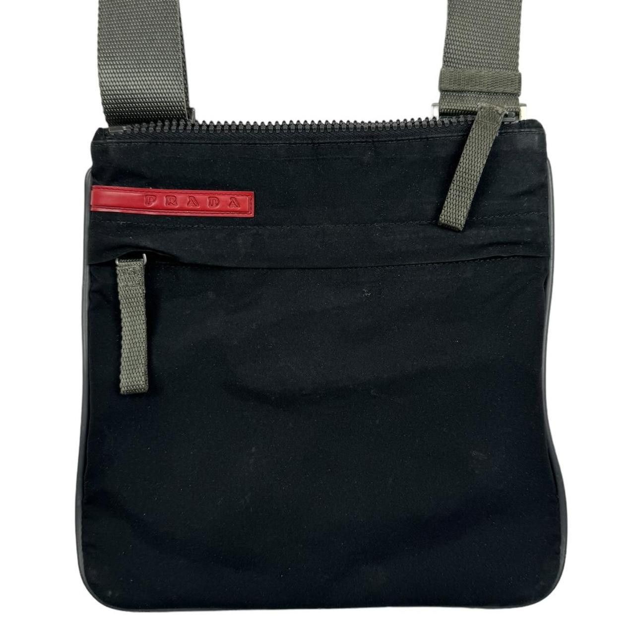 image of Prada Sport Cross Body Bag in Black Red, Men's