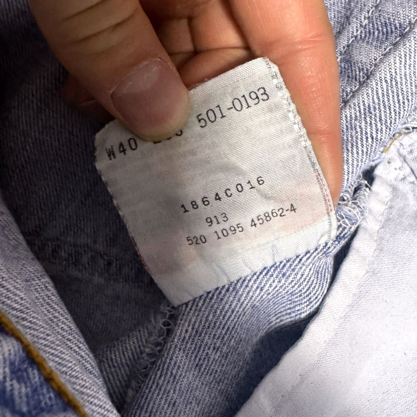 Levi's VINTAGE Levi's 501XX Jeans Men 36x28 USA Made 1995 Button Fly Grunge 90s Light Jeans Mens Leather? Size US 36 / EU 52 - 5 Thumbnail