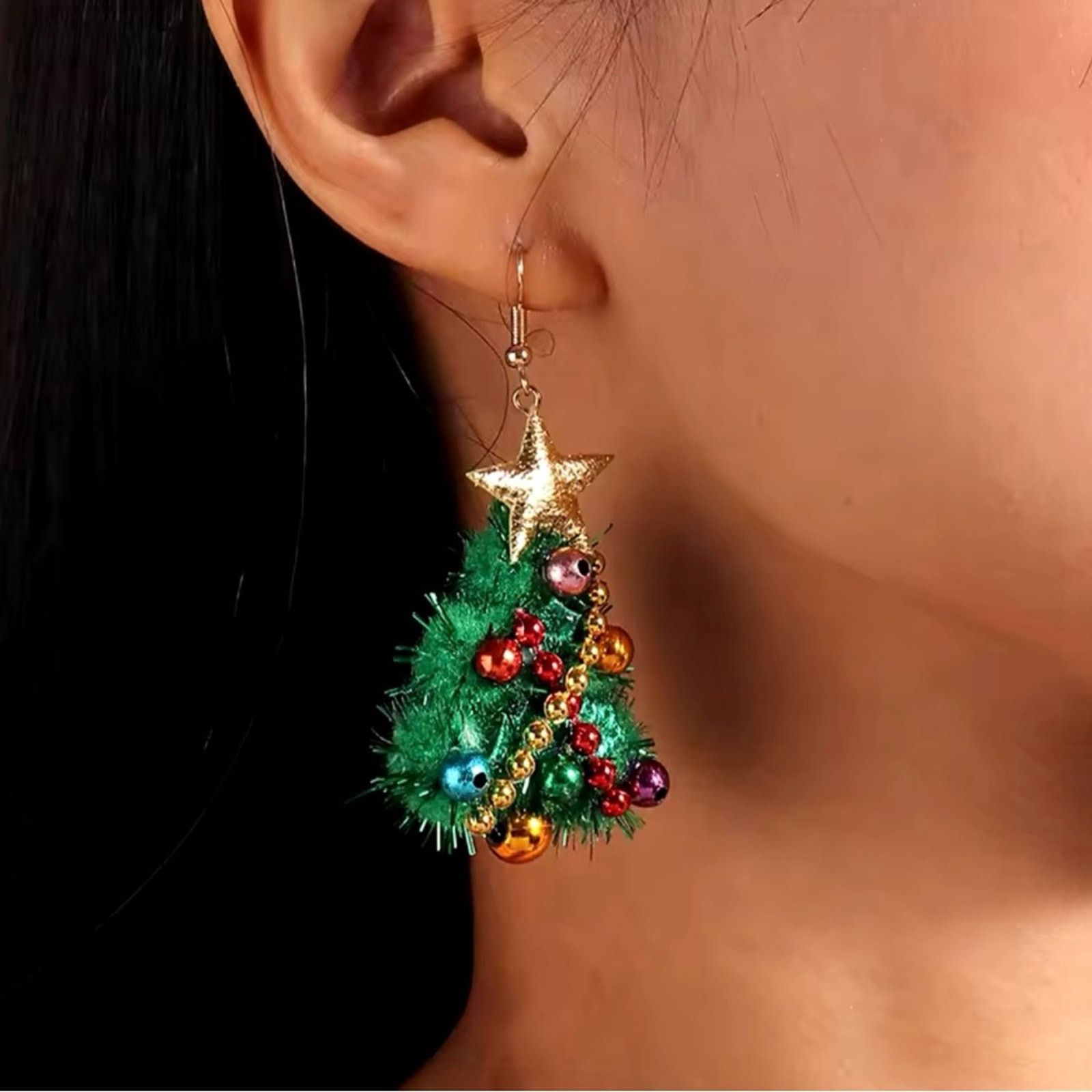 Other Christmas Tree Drop Earrings for Women Size ONE SIZE - 2 Thumbnail